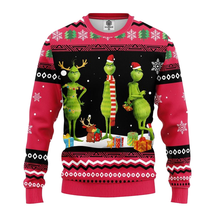 Grinch 3D Ugly Christmas Sweater Amazing Gift Idea Thanksgiving Gift ? Usalast