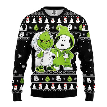 Grinch And Snoopy Ugly Christmas Sweater Amazing Gift Idea Thanksgiving Gift ? Usalast
