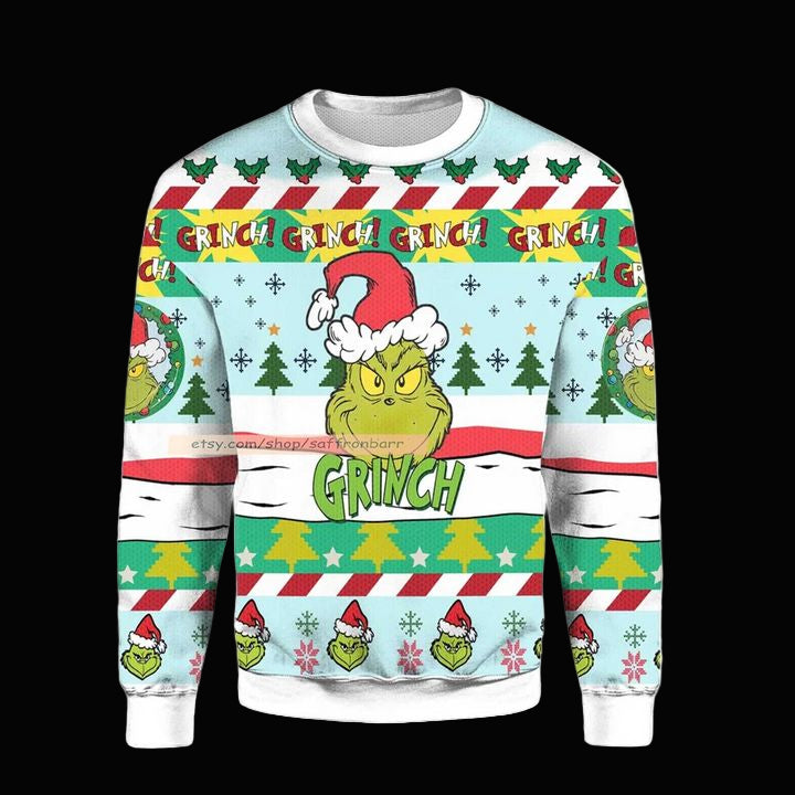 Grinch Xmas Grinch Lover Grinch 3d Ugly Christmas Sweater ? Usalast