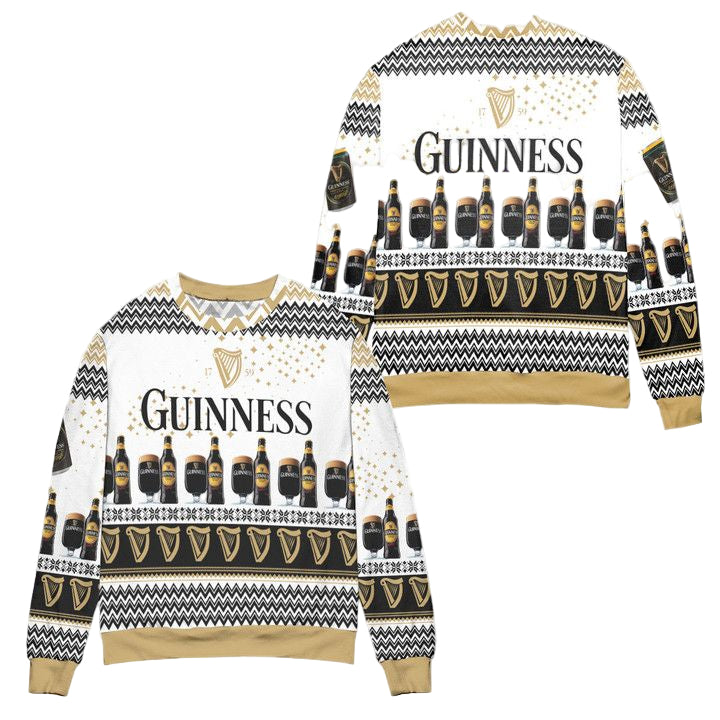 Guinness Beer Sparkle Star Ugly Christmas Sweater ? Usalast