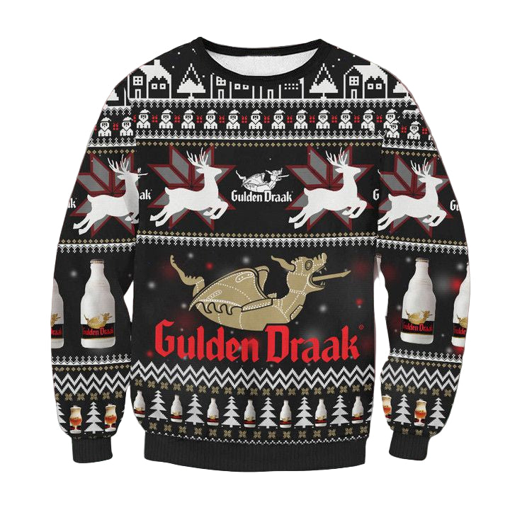 Gulden Draak Beer Ugly Christmas Sweater 2022 ? Usalast