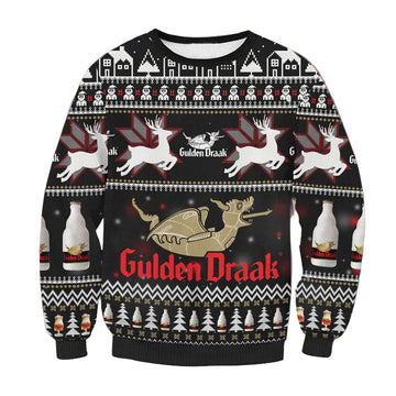 Gulden Draak Beer Ugly Christmas Sweater 2022 ? Usalast