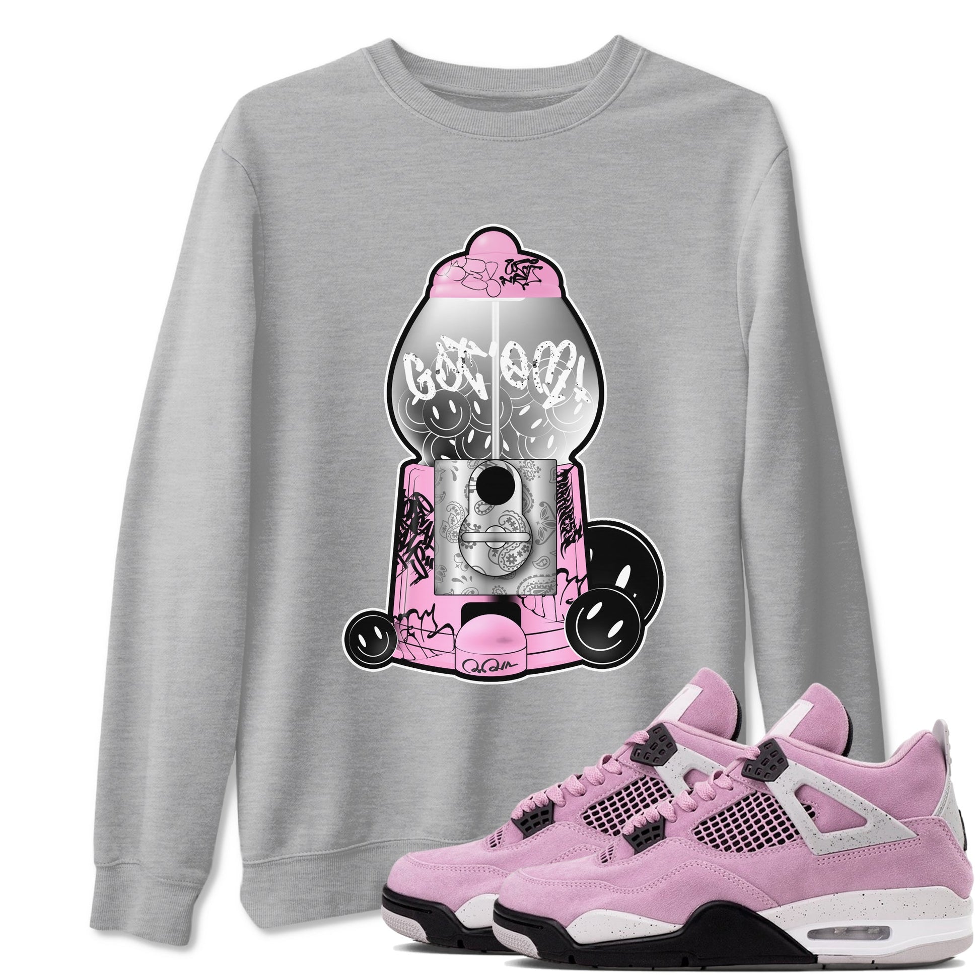 Gumball Machine Sneaker Tees - Air Jordan 4 Orchid