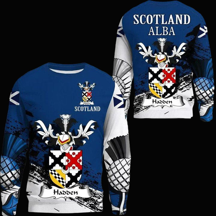 Hadden Scottish Family Crest Scotland Special Sweater A7 ? Usalast