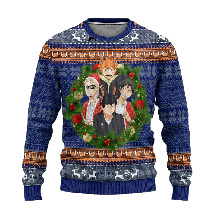 Haikyuu Ugly Christmas Sweater Anime Xmas Gift ? Usalast