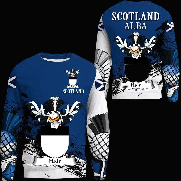 Hair Scottish Family Crest Scotland Special Sweater A7 ? Usalast