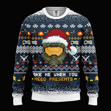 Halo 3D Ugly Christmas Sweater Amazing Gift Idea Thanksgiving Gift ? Usalast