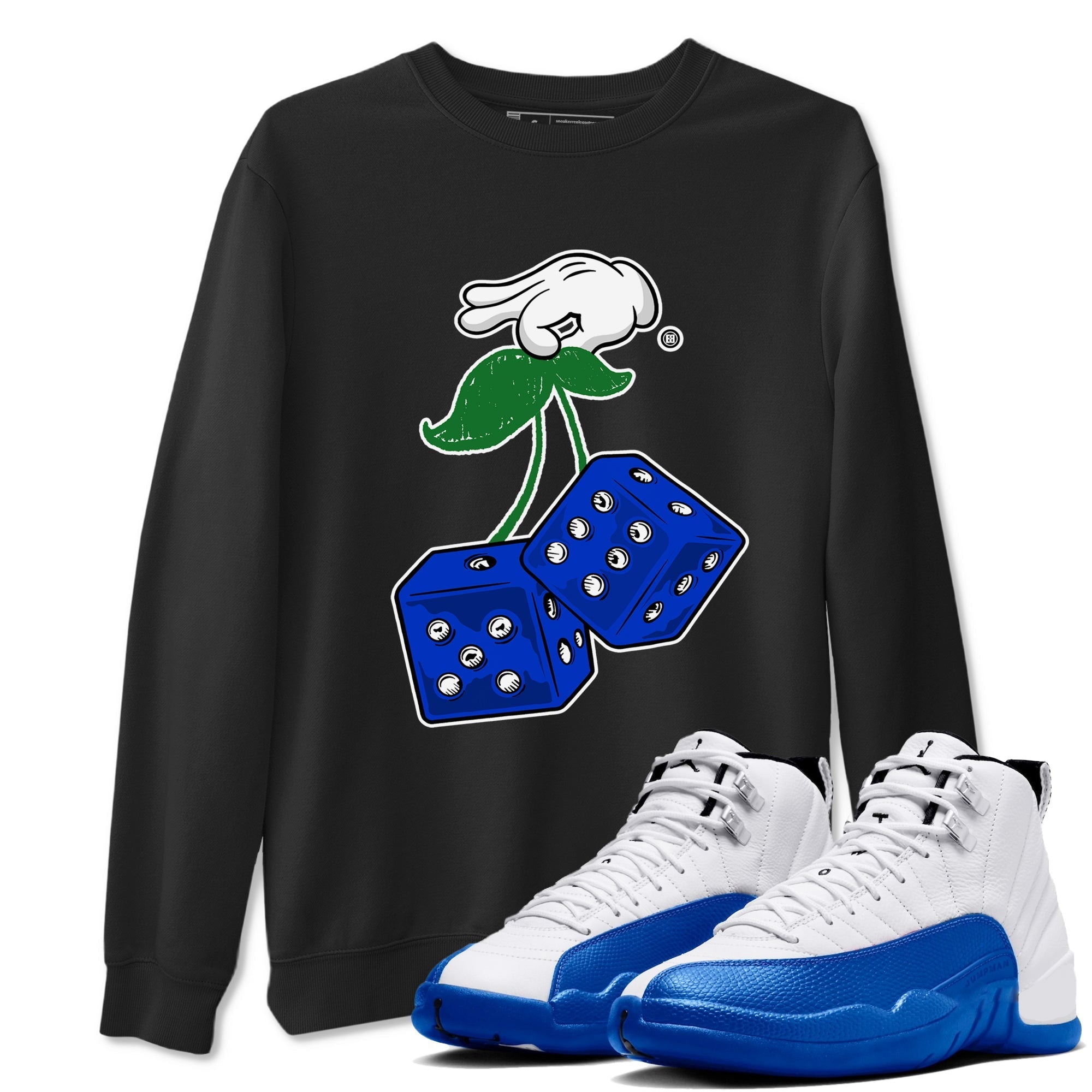 Hanging Dice Sneaker Tees - Air Jordan 12 Blueberry