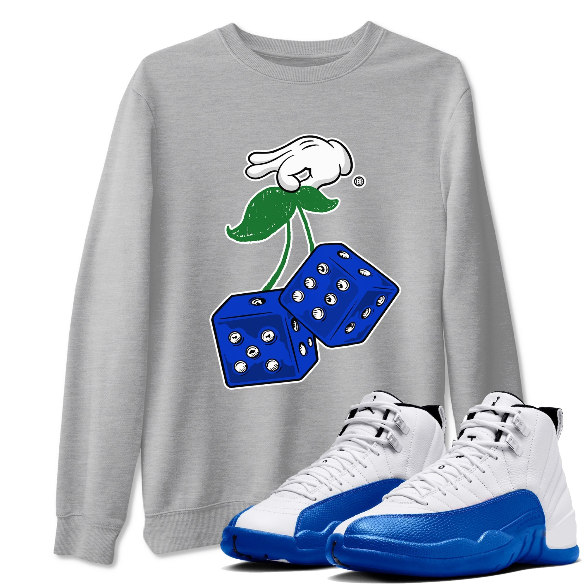 Hanging Dice Sneaker Tees - Air Jordan 12 Blueberry