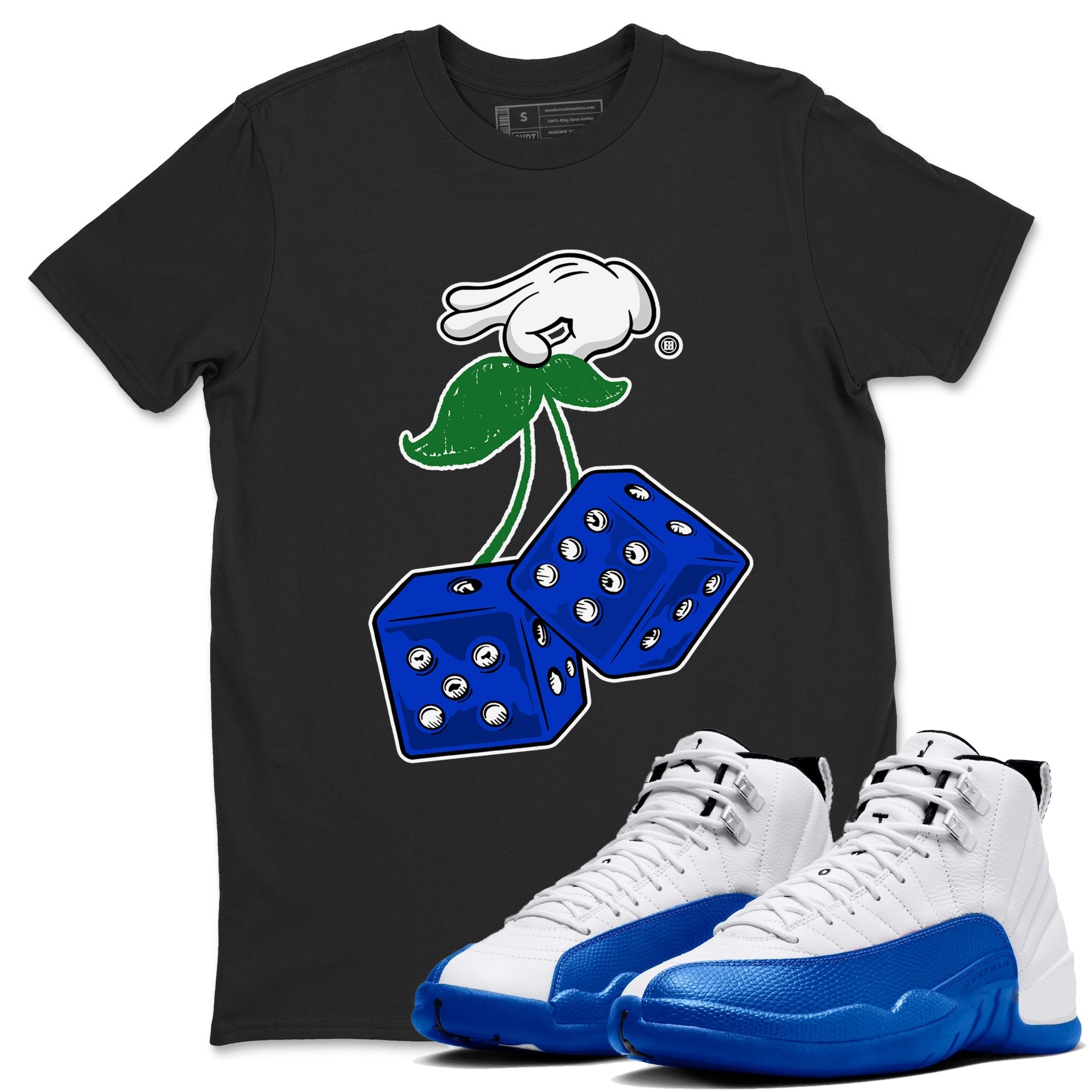 Hanging Dice Sneaker Tees - Air Jordan 12 Blueberry