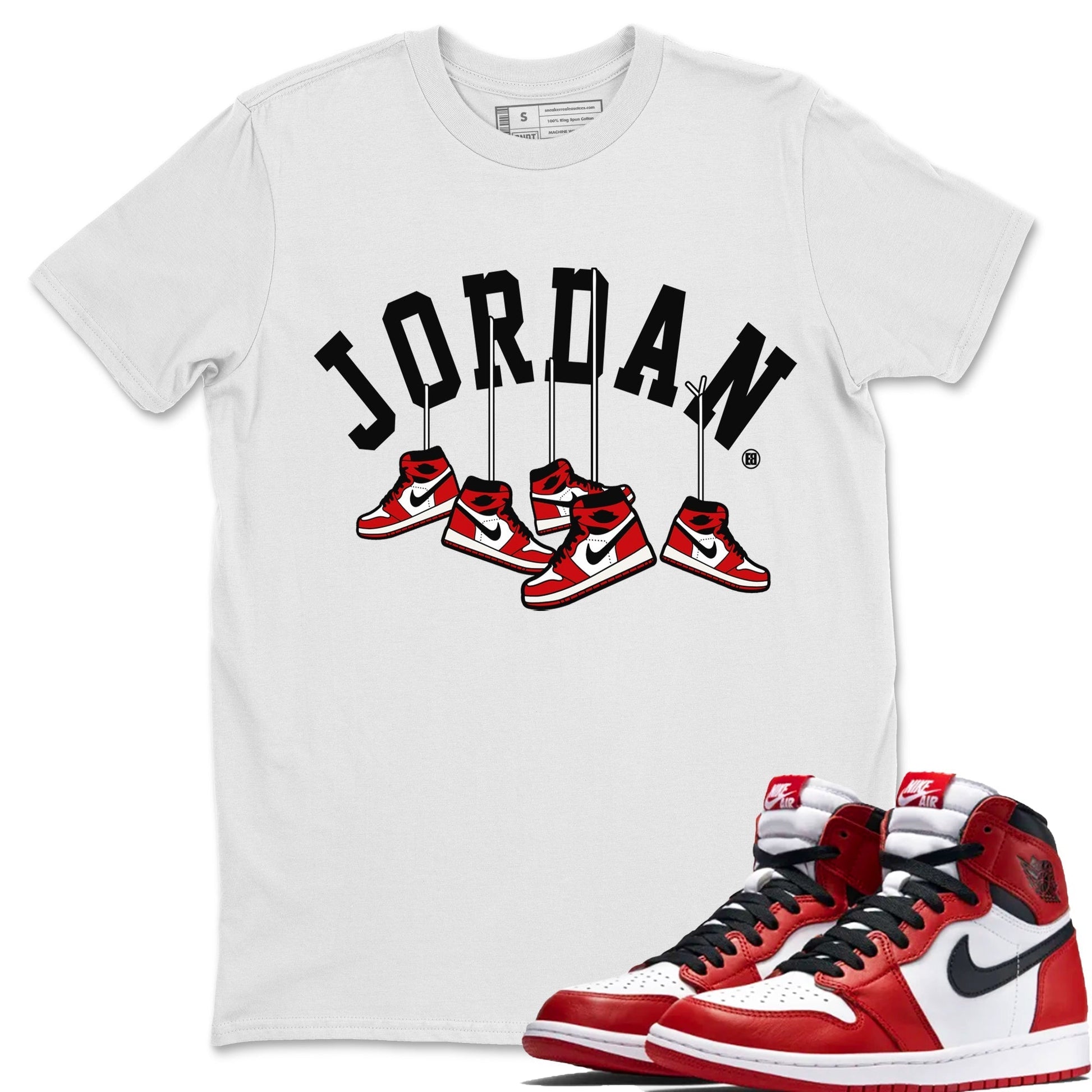 Hanging Sneakers Unisex Tops - Air Jordan 1 Chicago
