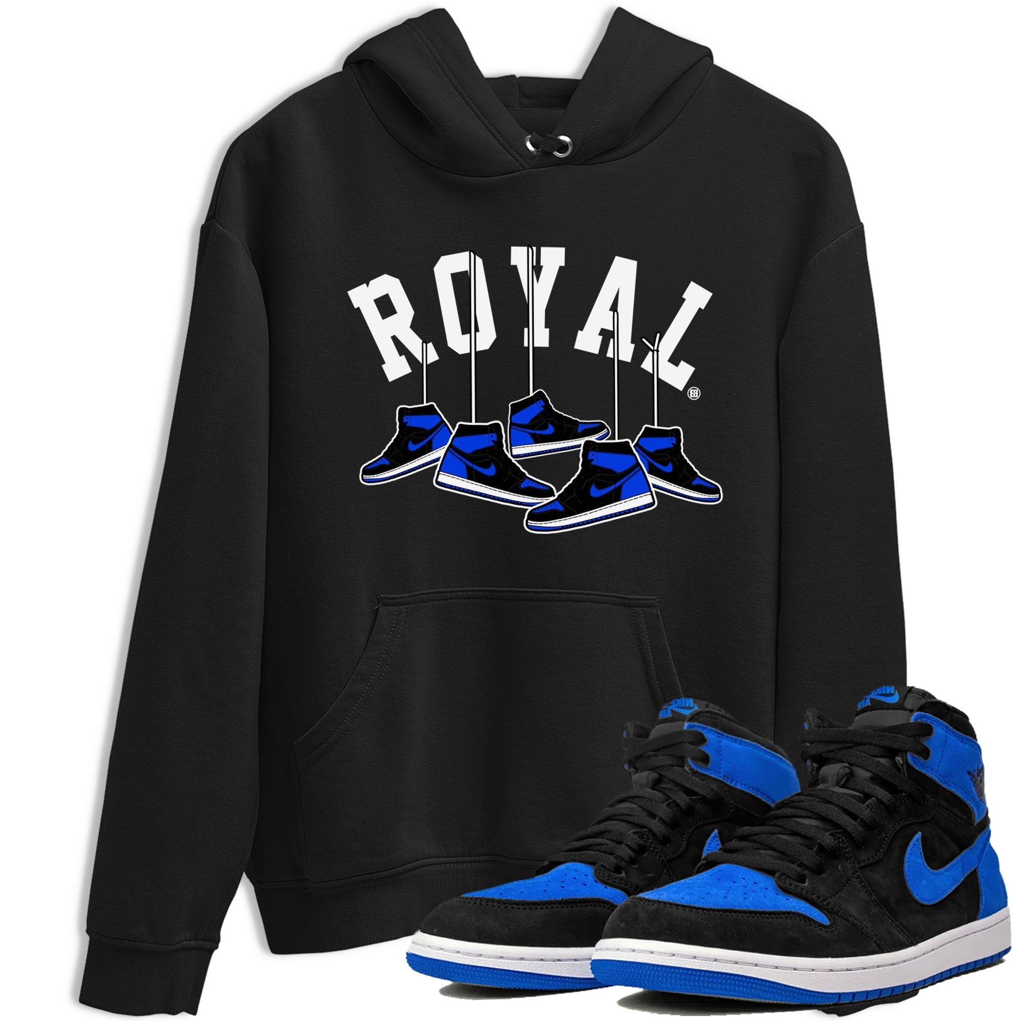 Hanging Sneakers Sneaker Tee - Air Jordan 1 Royal Reimagined