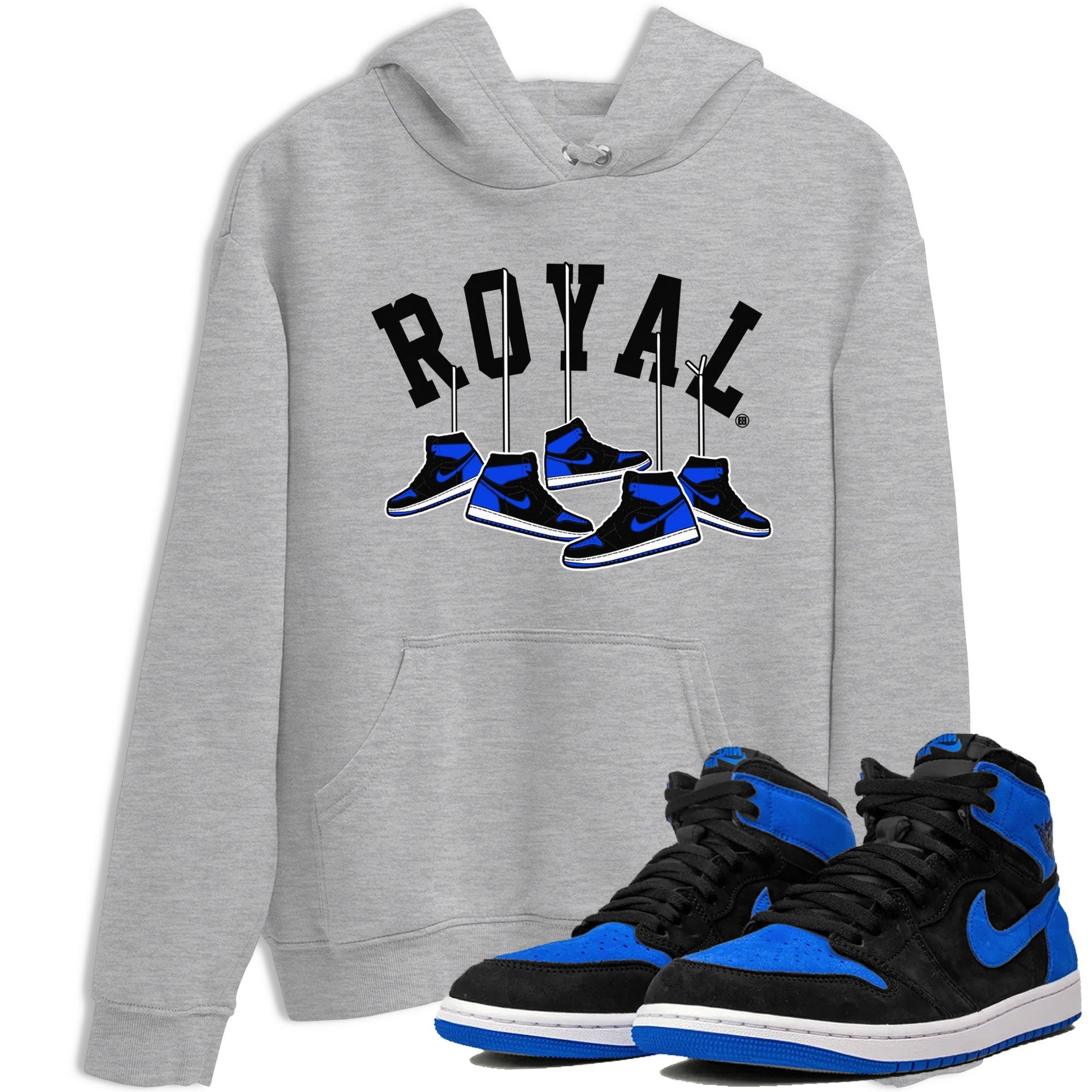Hanging Sneakers Sneaker Tee - Air Jordan 1 Royal Reimagined