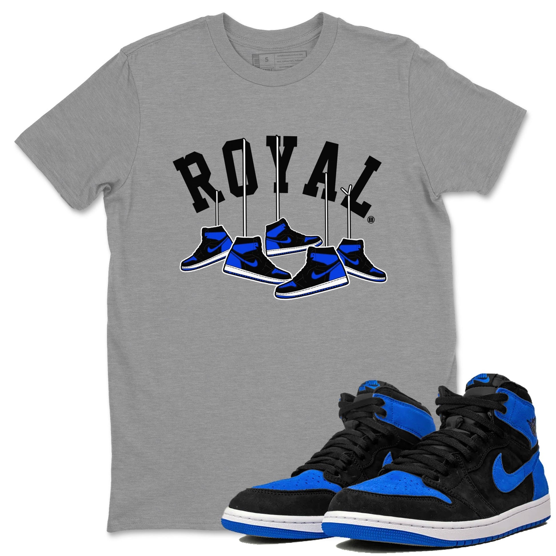 Hanging Sneakers Sneaker Tee - Air Jordan 1 Royal Reimagined