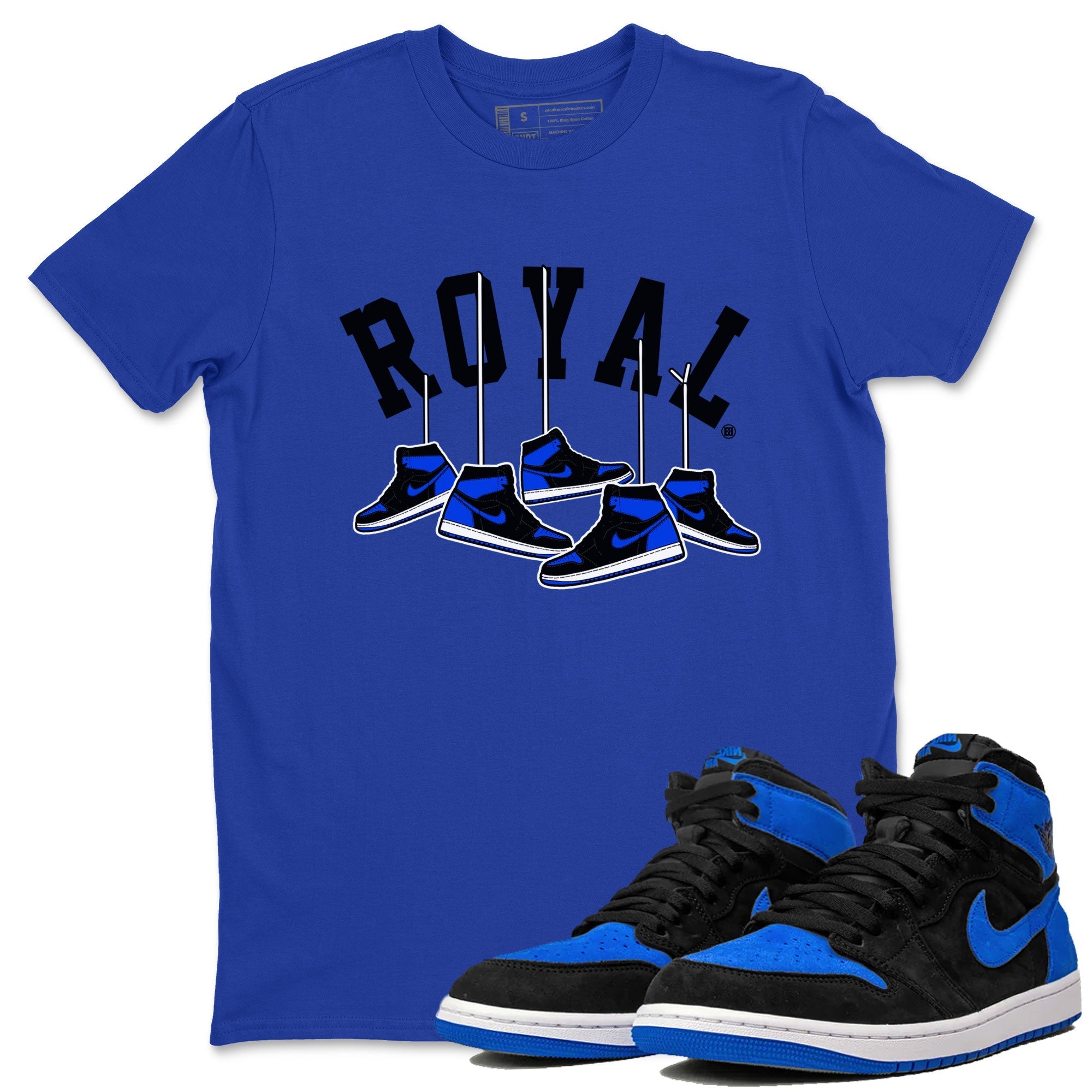 Hanging Sneakers Sneaker Tee - Air Jordan 1 Royal Reimagined