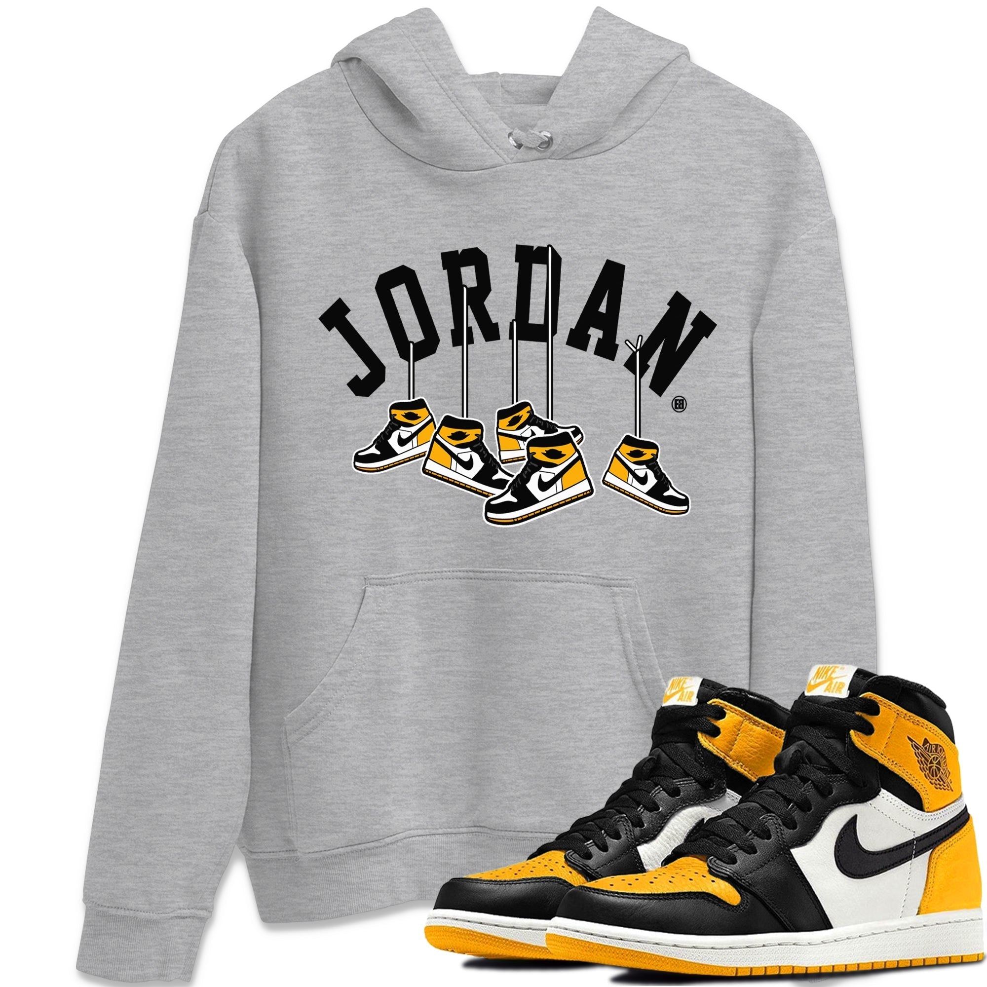 Hanging Sneakers Unisex Tops - Air Jordan 1 Taxi