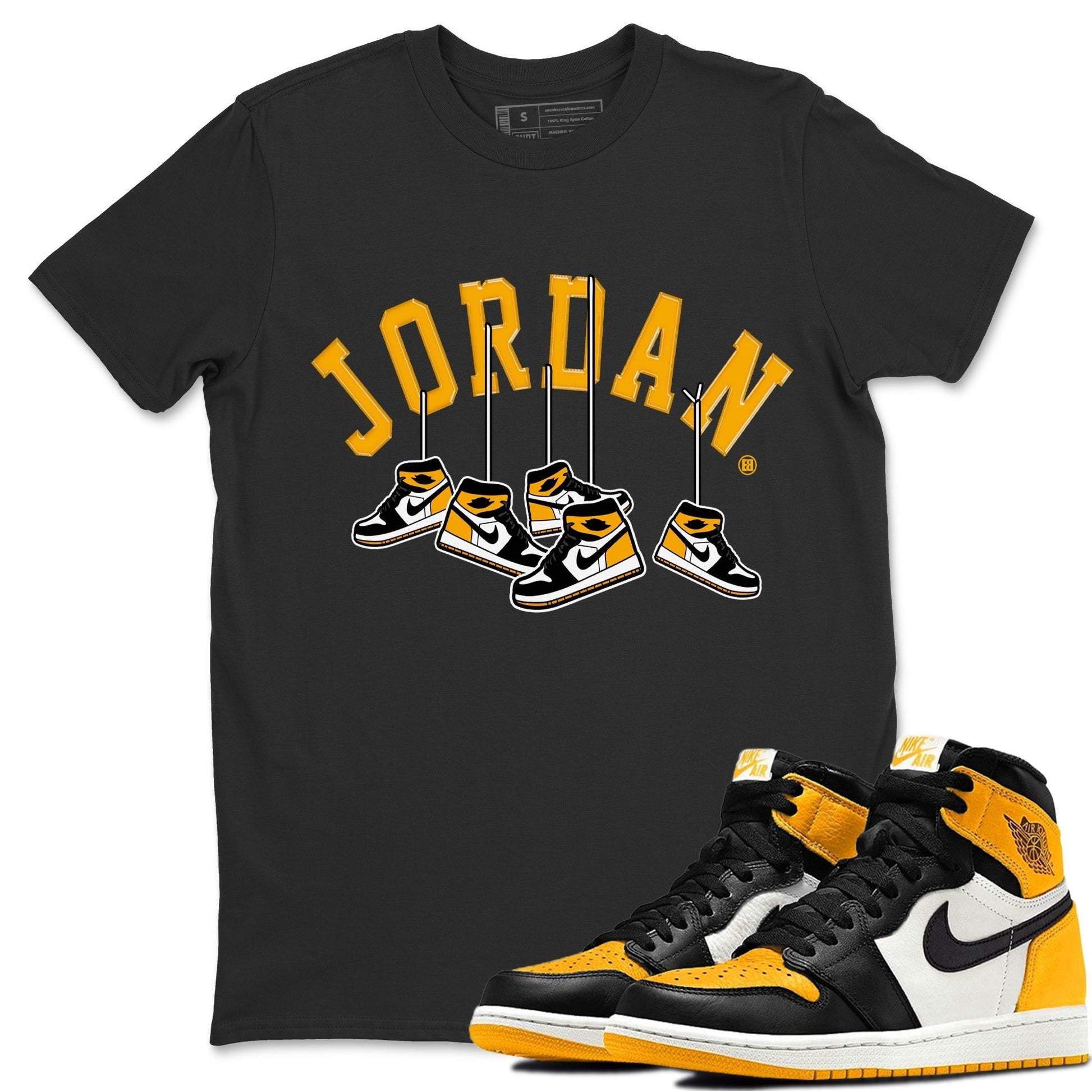 Hanging Sneakers Unisex Tops - Air Jordan 1 Taxi