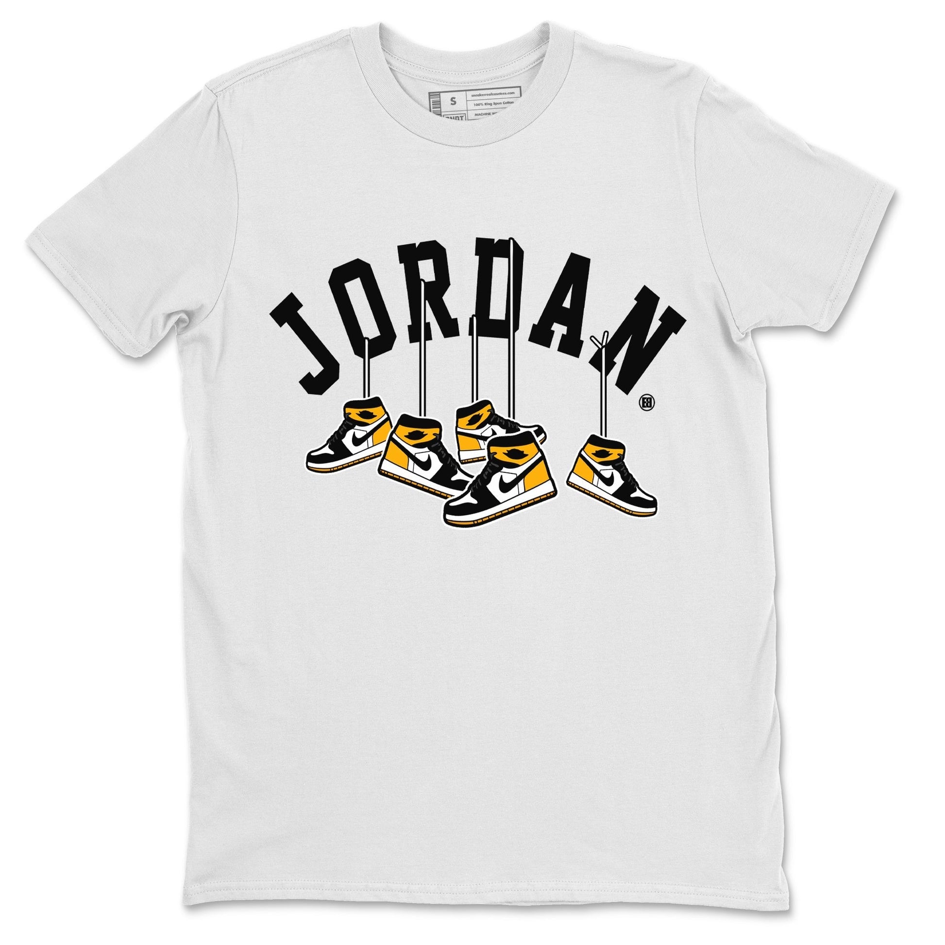 Hanging Sneakers Unisex Tops - Air Jordan 1 Taxi