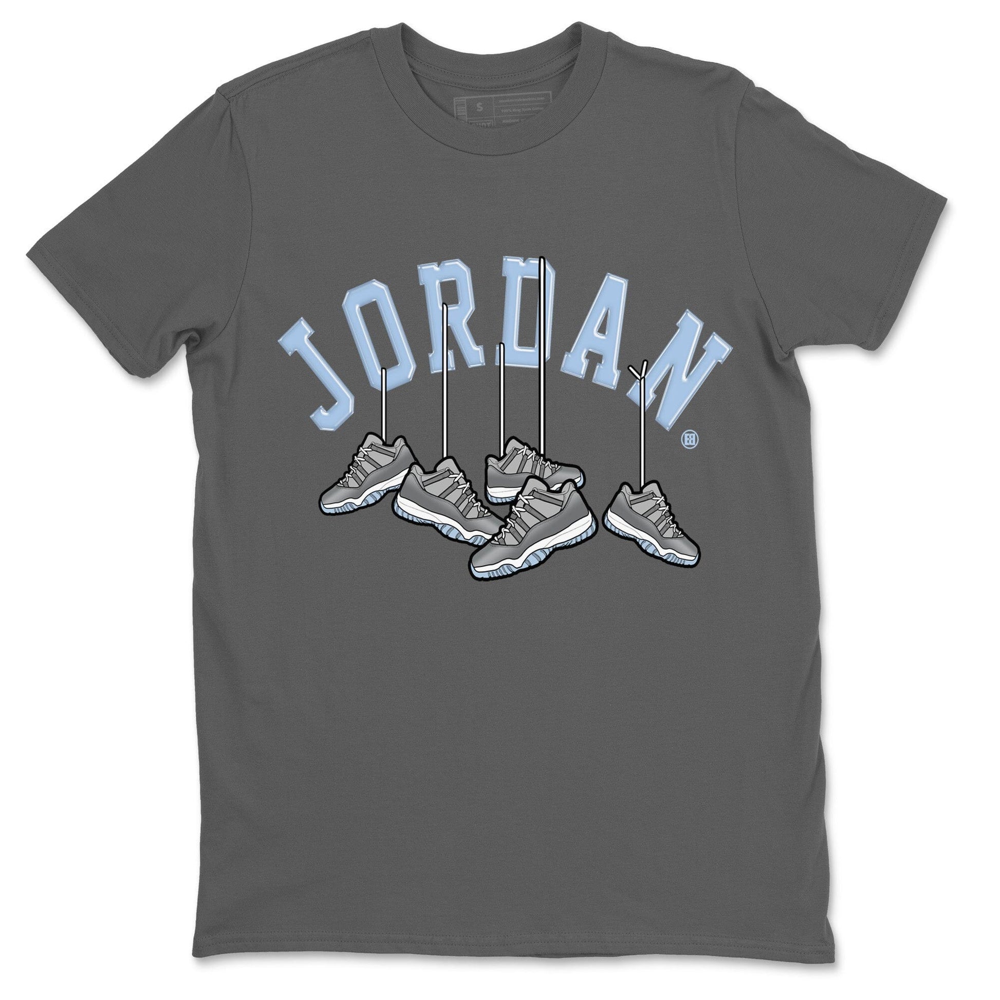 Hanging Sneakers Unisex Tops - Air Jordan 11 Cool Grey
