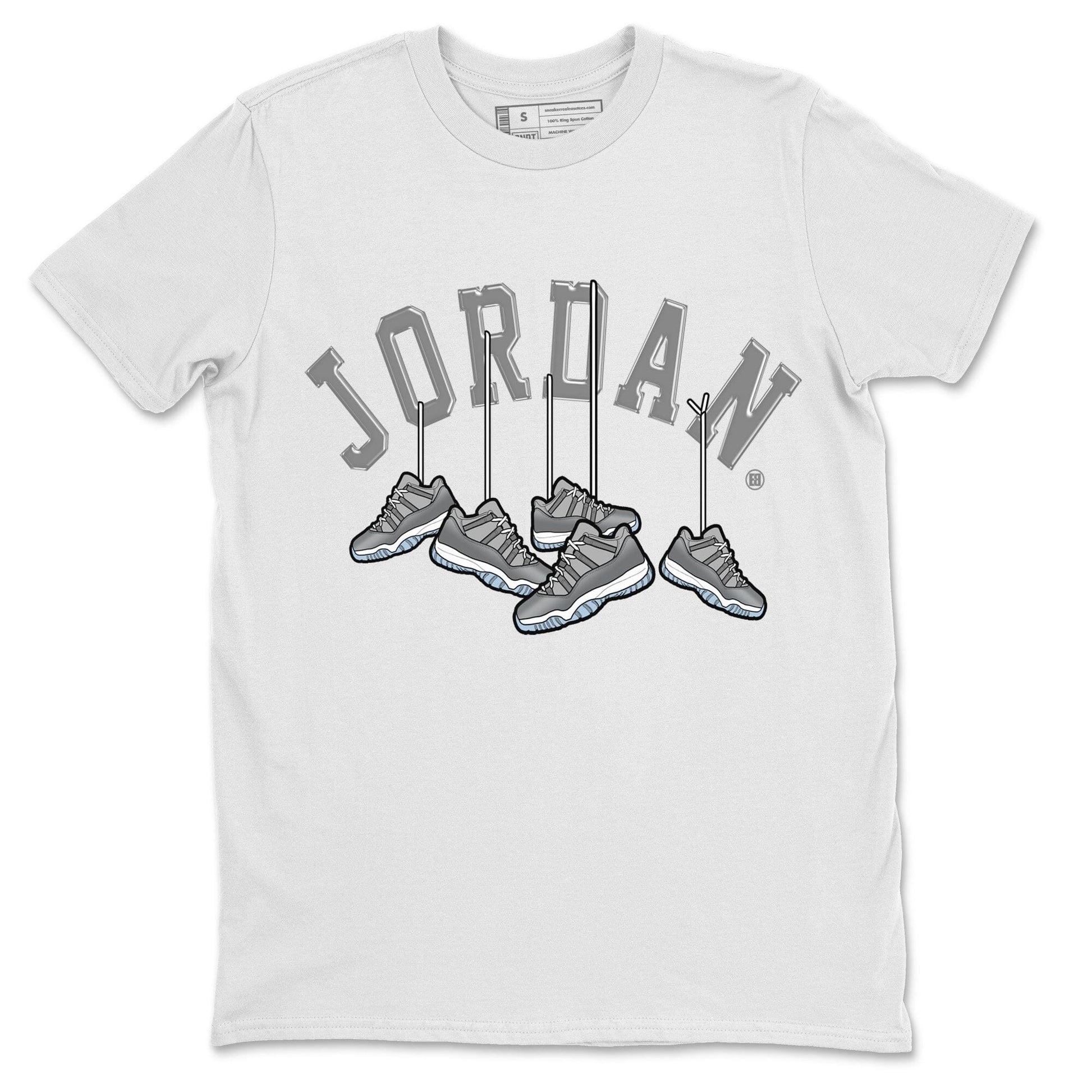 Hanging Sneakers Unisex Tops - Air Jordan 11 Cool Grey