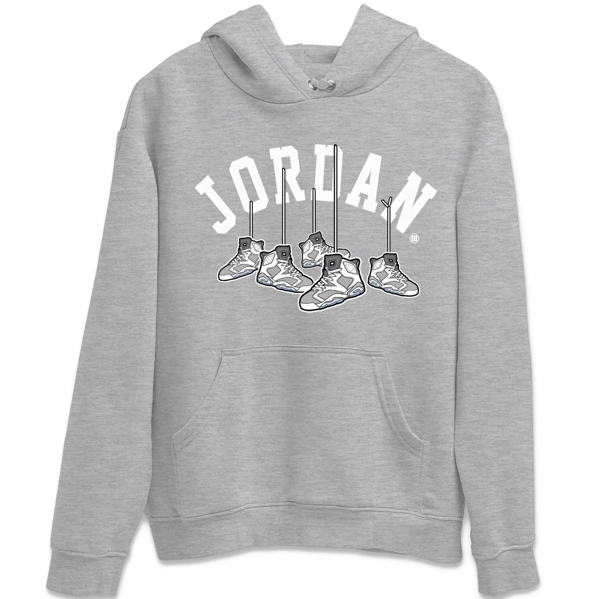 Hanging Sneakers Unisex Tops - Air Jordan 6 Cool Grey