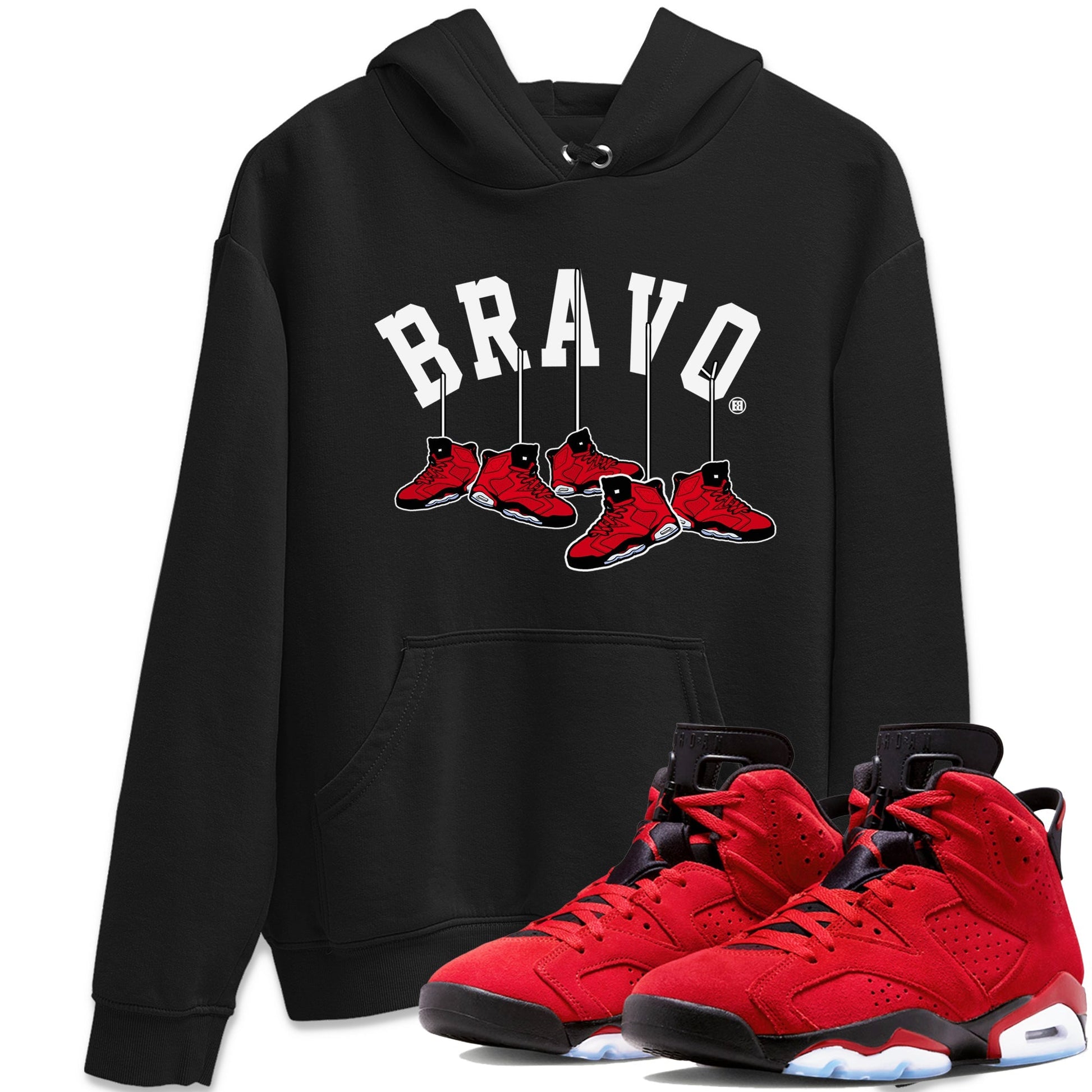 Hanging Sneakers Unisex Tops - Air Jordan 6 Toro Bravo