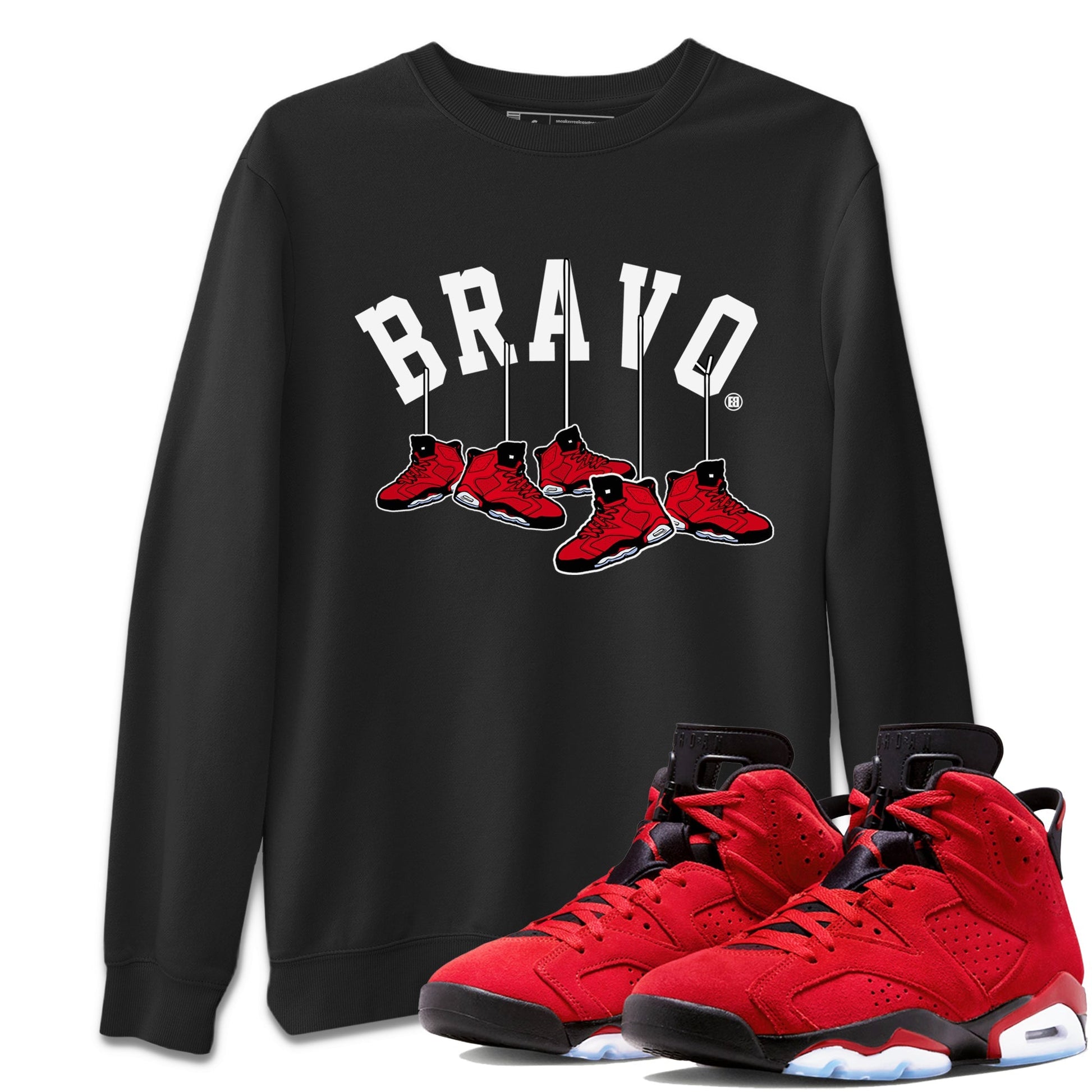 Hanging Sneakers Unisex Tops - Air Jordan 6 Toro Bravo
