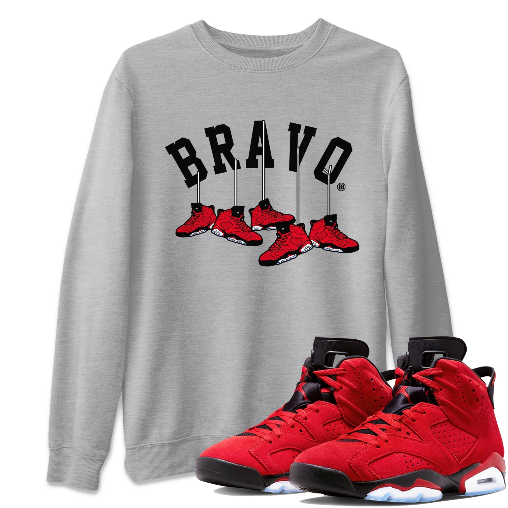 Hanging Sneakers Unisex Tops - Air Jordan 6 Toro Bravo