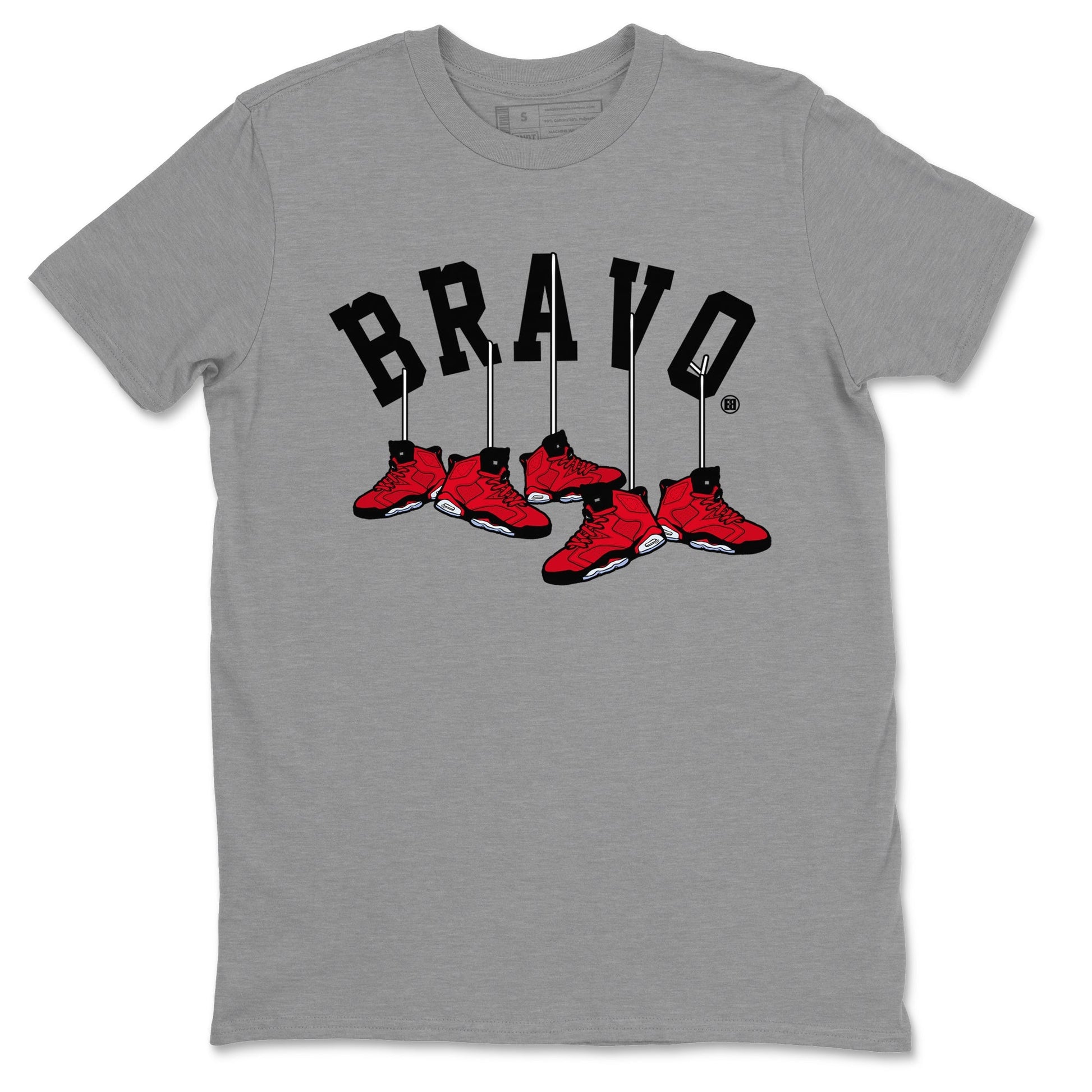 Hanging Sneakers Unisex Tops - Air Jordan 6 Toro Bravo