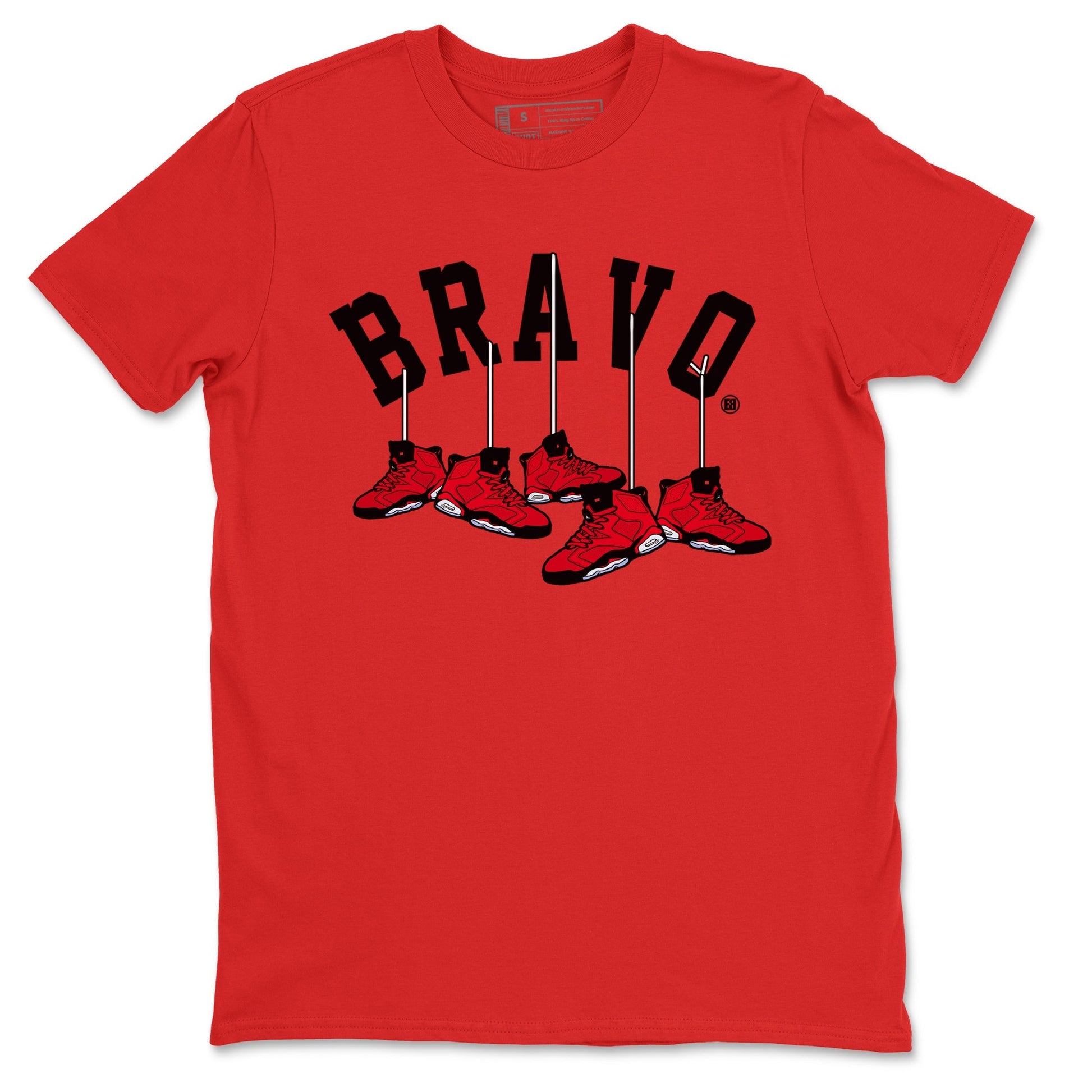Hanging Sneakers Unisex Tops - Air Jordan 6 Toro Bravo