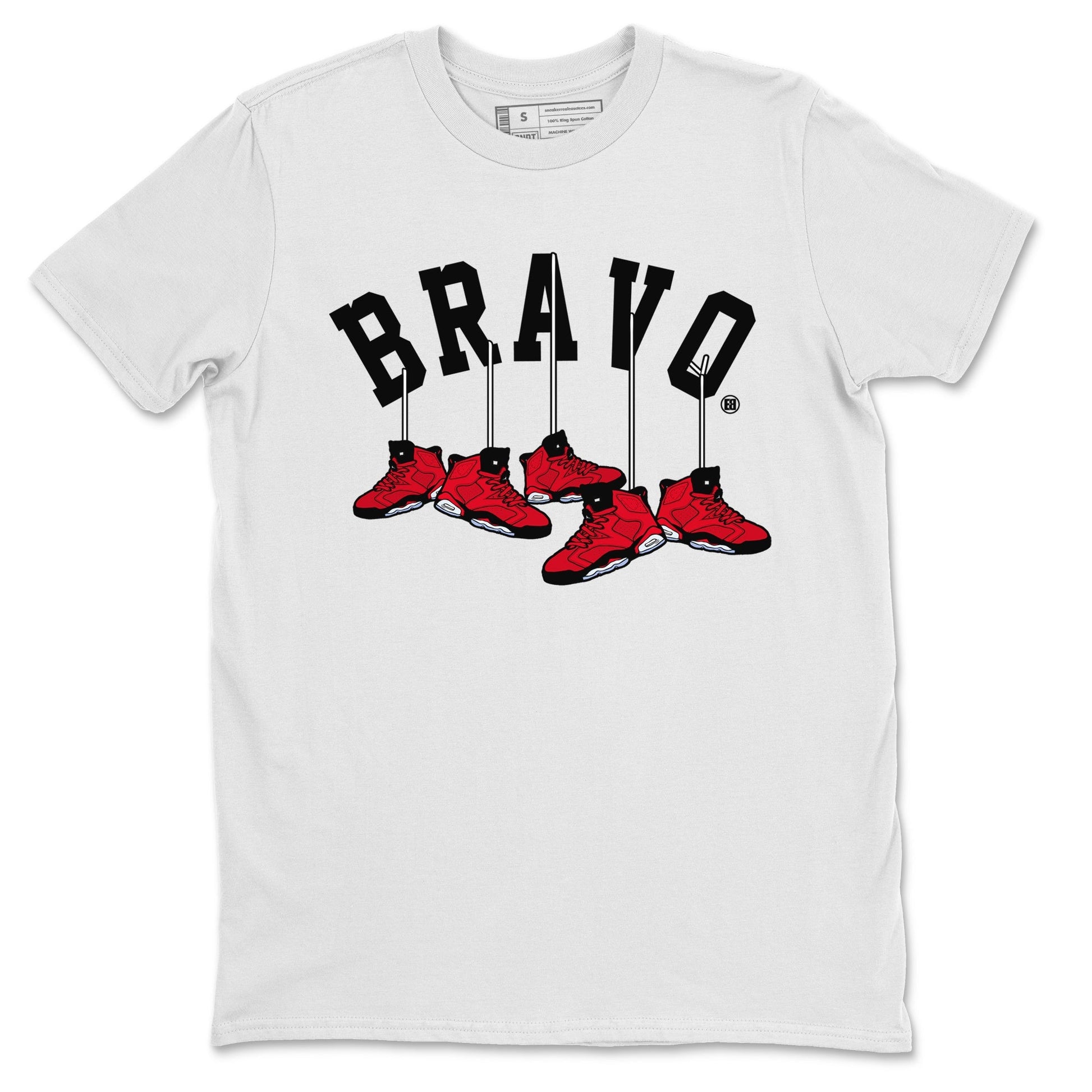 Hanging Sneakers Unisex Tops - Air Jordan 6 Toro Bravo