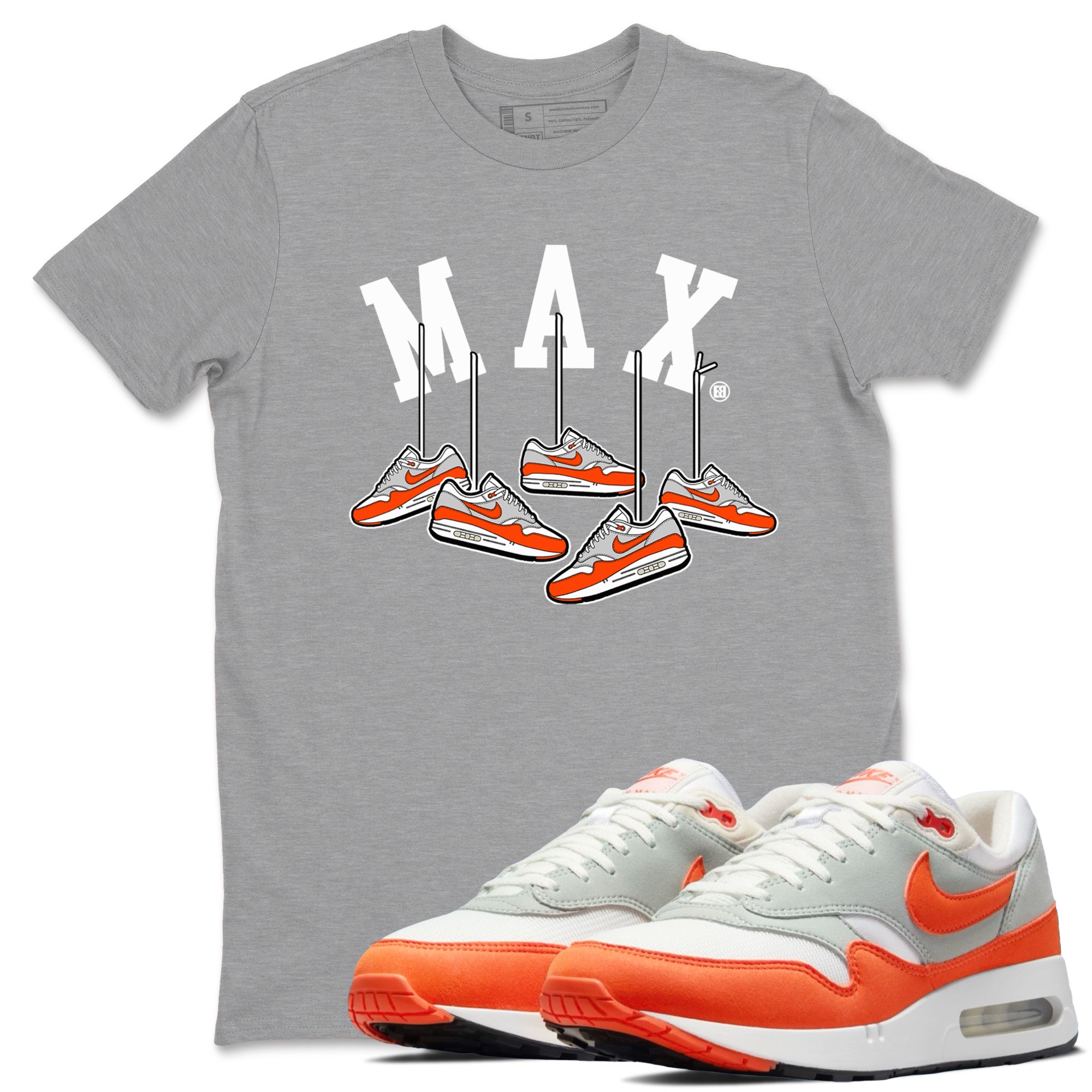 Hanging Sneakers Sneaker Tees - Air Max 1 Cosmic Clay
