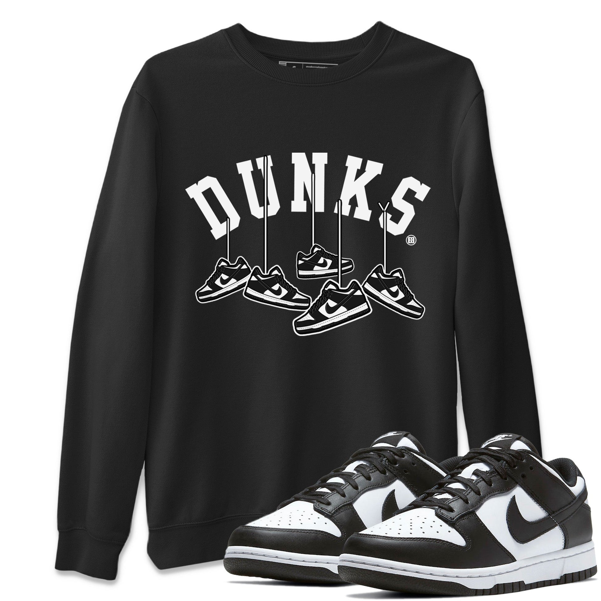 Hanging Sneakers Unisex Tops - Dunk Panda