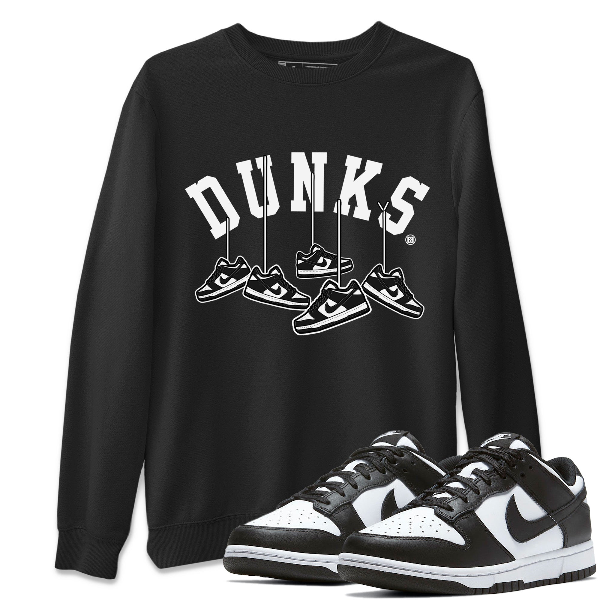 Hanging Sneakers Unisex Tops - Dunk Panda