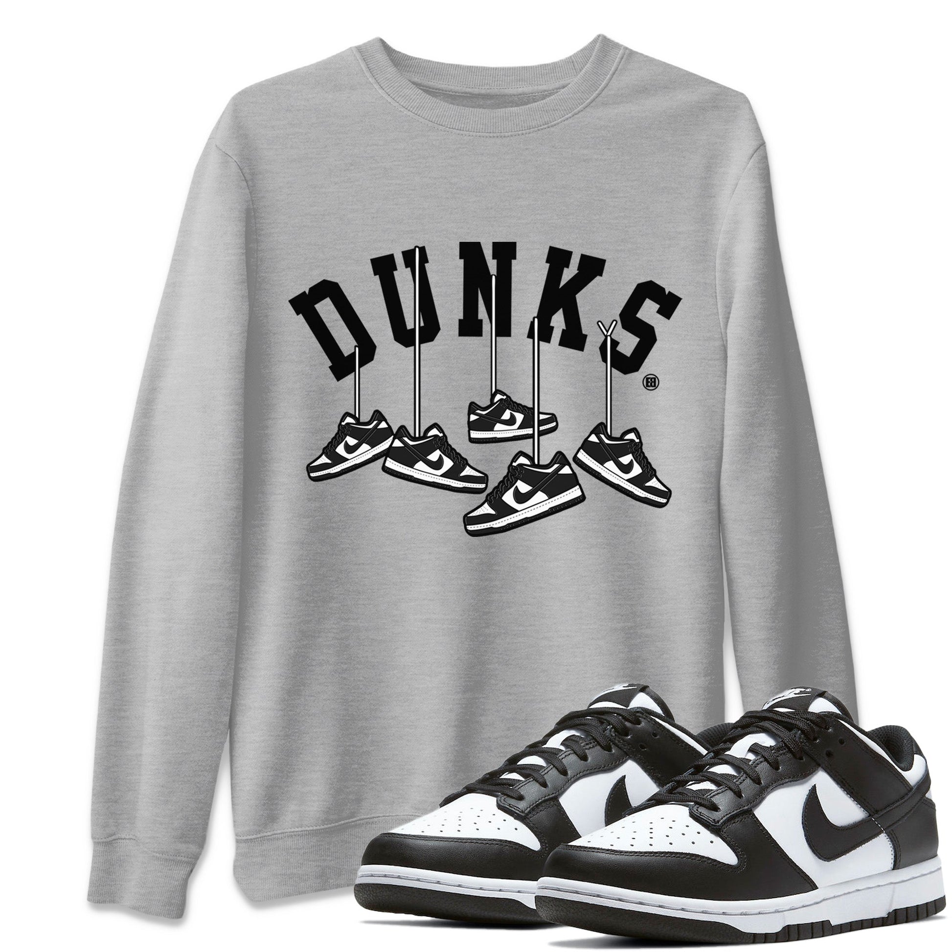 Hanging Sneakers Unisex Tops - Dunk Panda