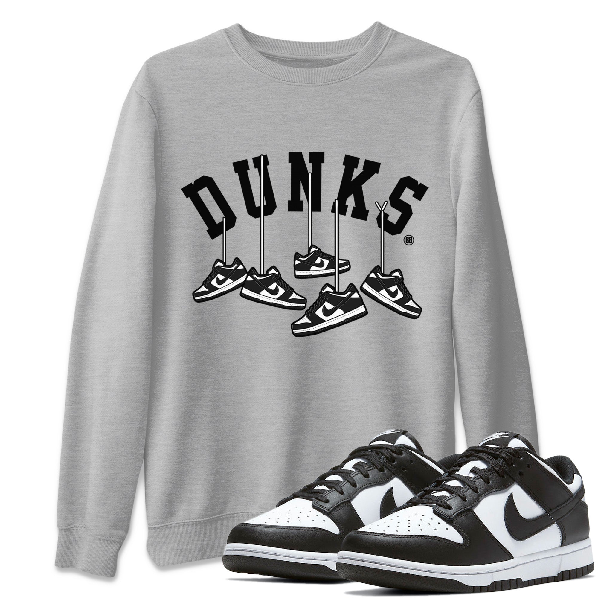Hanging Sneakers Unisex Tops - Dunk Panda