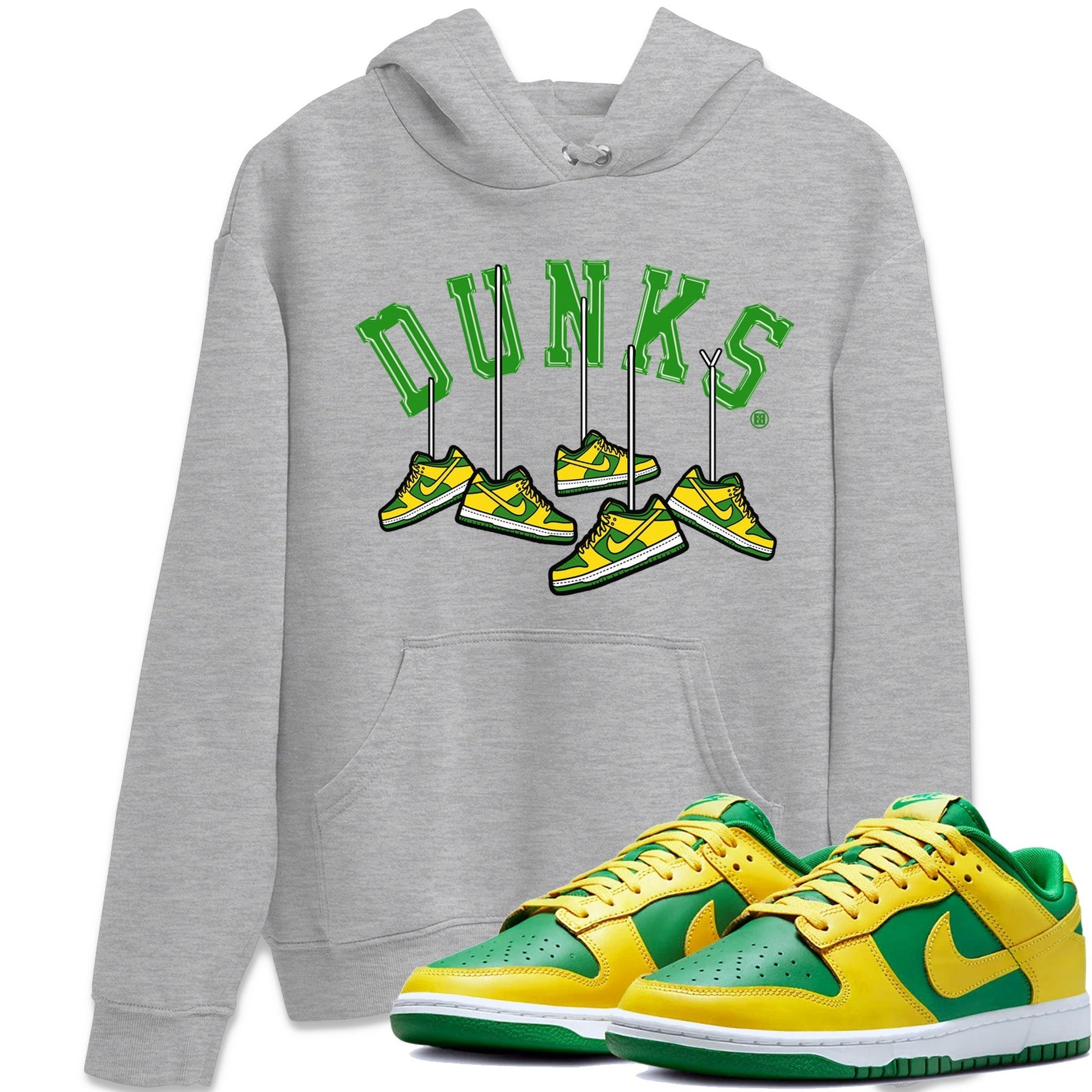 Hanging Sneakers Unisex Tops - Dunk Reverse Brazil