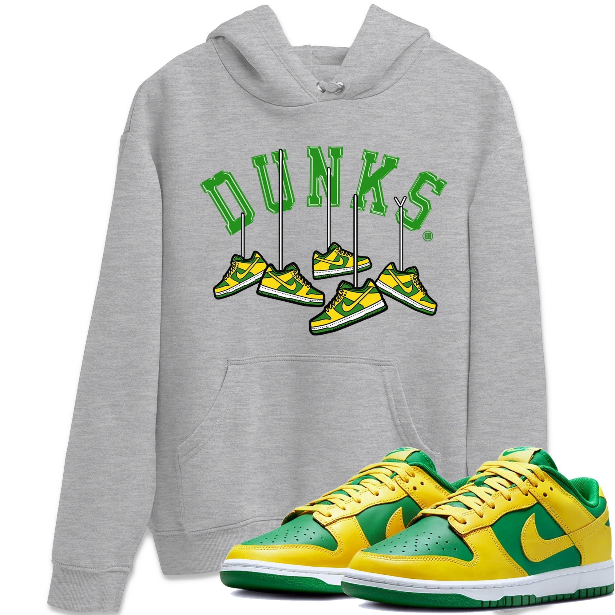 Hanging Sneakers Unisex Tops - Dunk Reverse Brazil