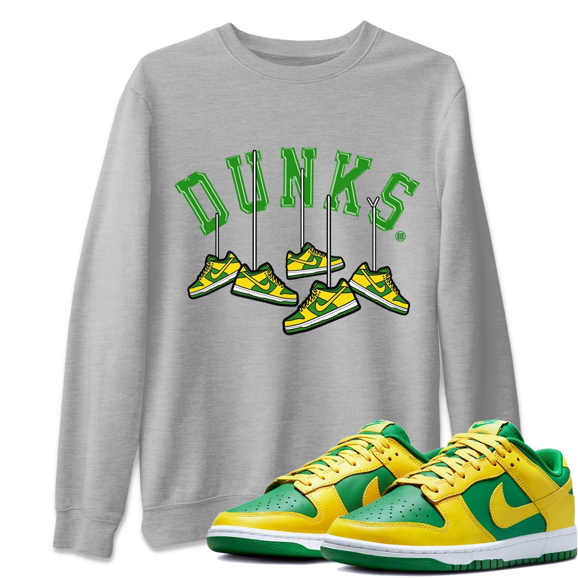 Hanging Sneakers Unisex Tops - Dunk Reverse Brazil