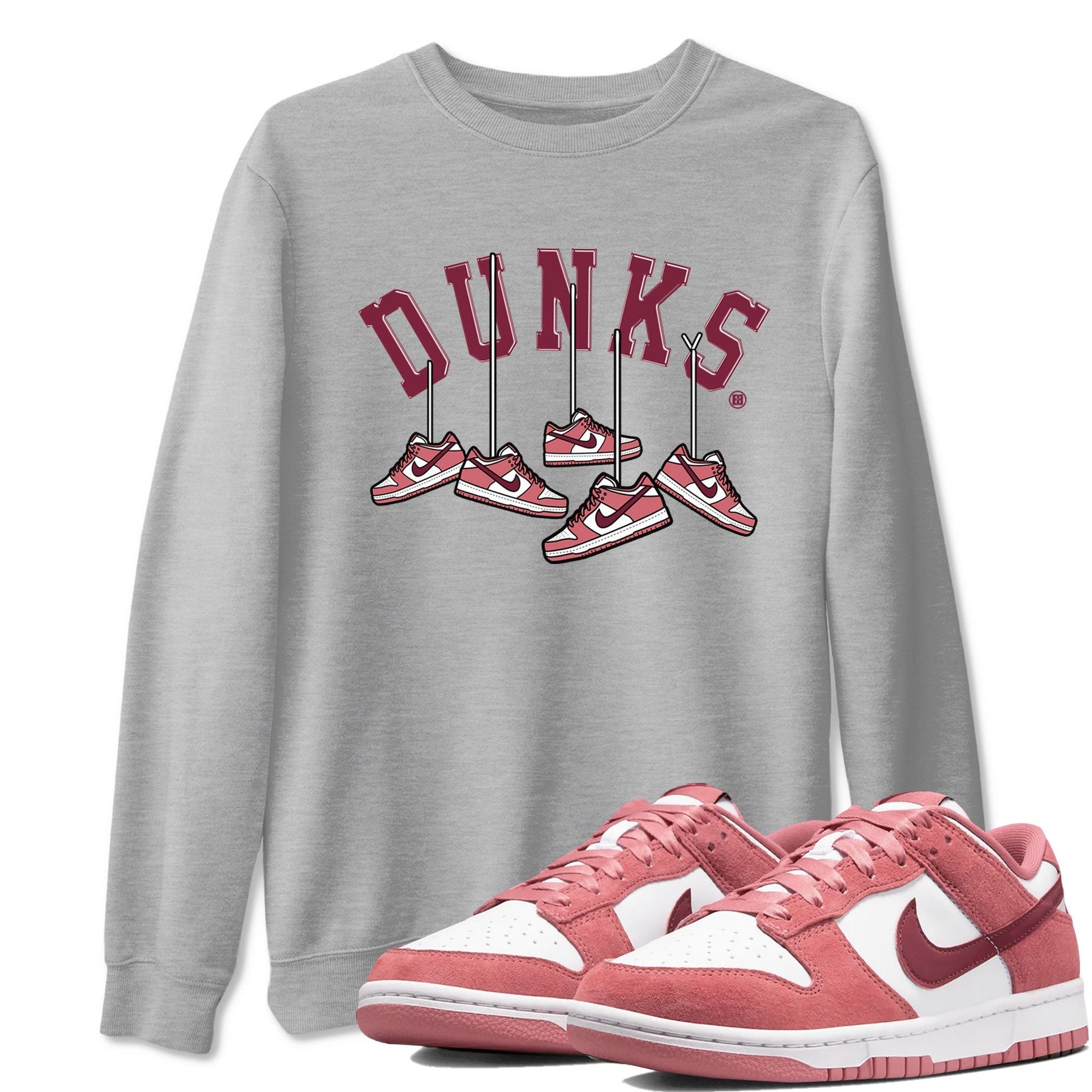 Hanging Sneakers Sneaker Tees - Dunk Valentines Day 2024