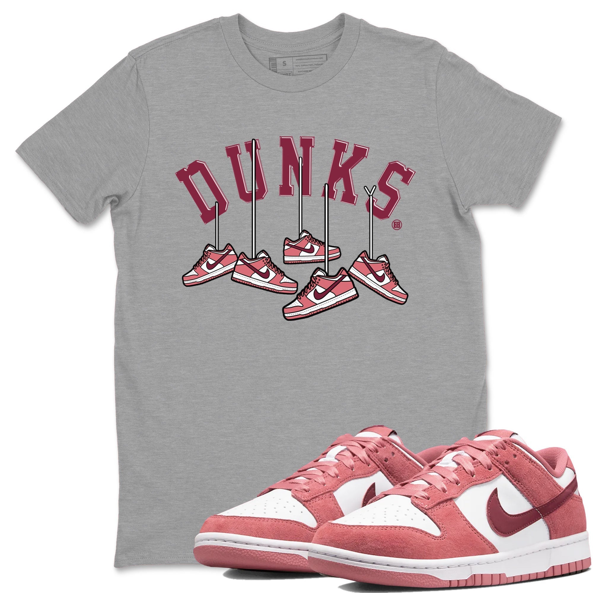 Hanging Sneakers Sneaker Tees - Dunk Valentines Day 2024