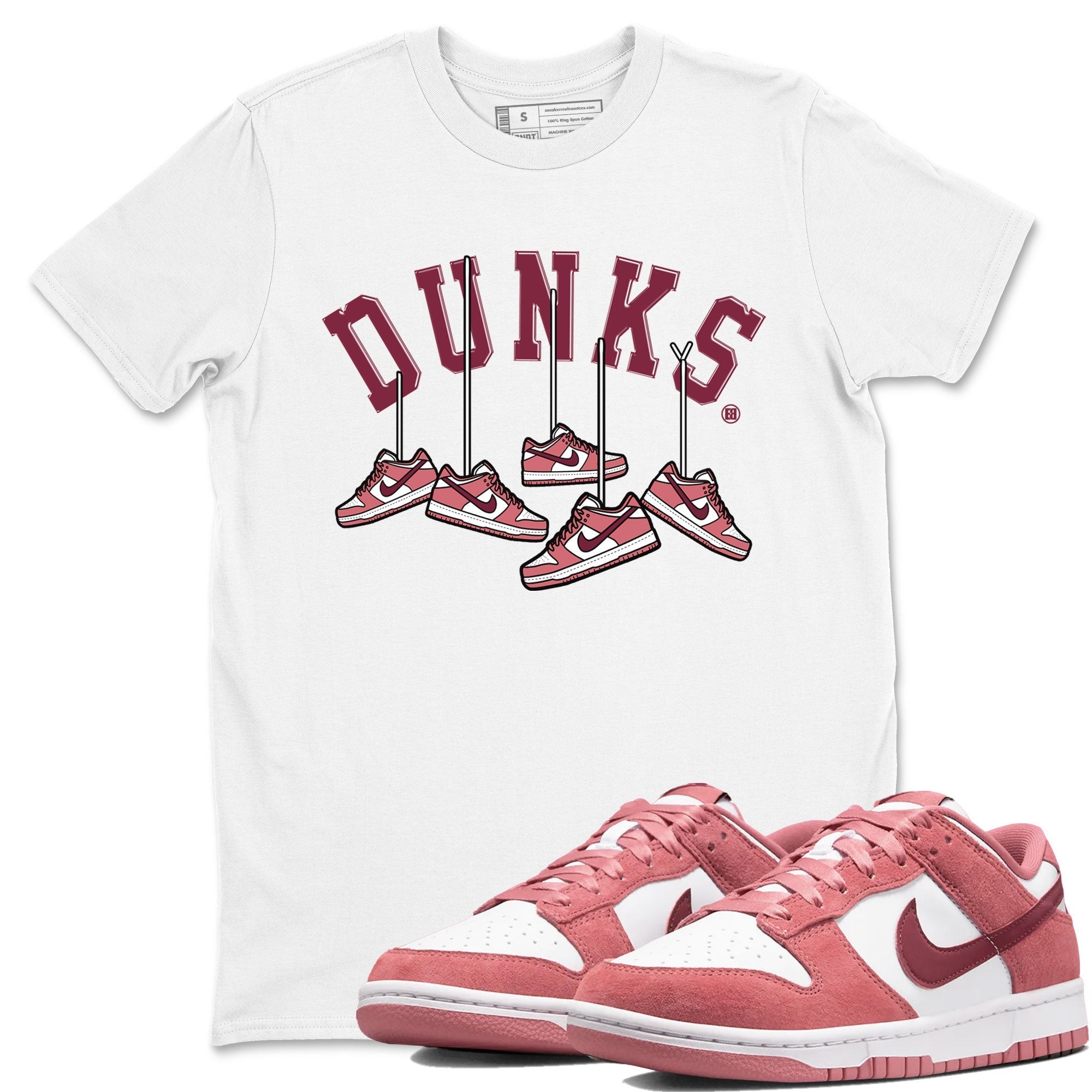 Hanging Sneakers Sneaker Tees - Dunk Valentines Day 2024
