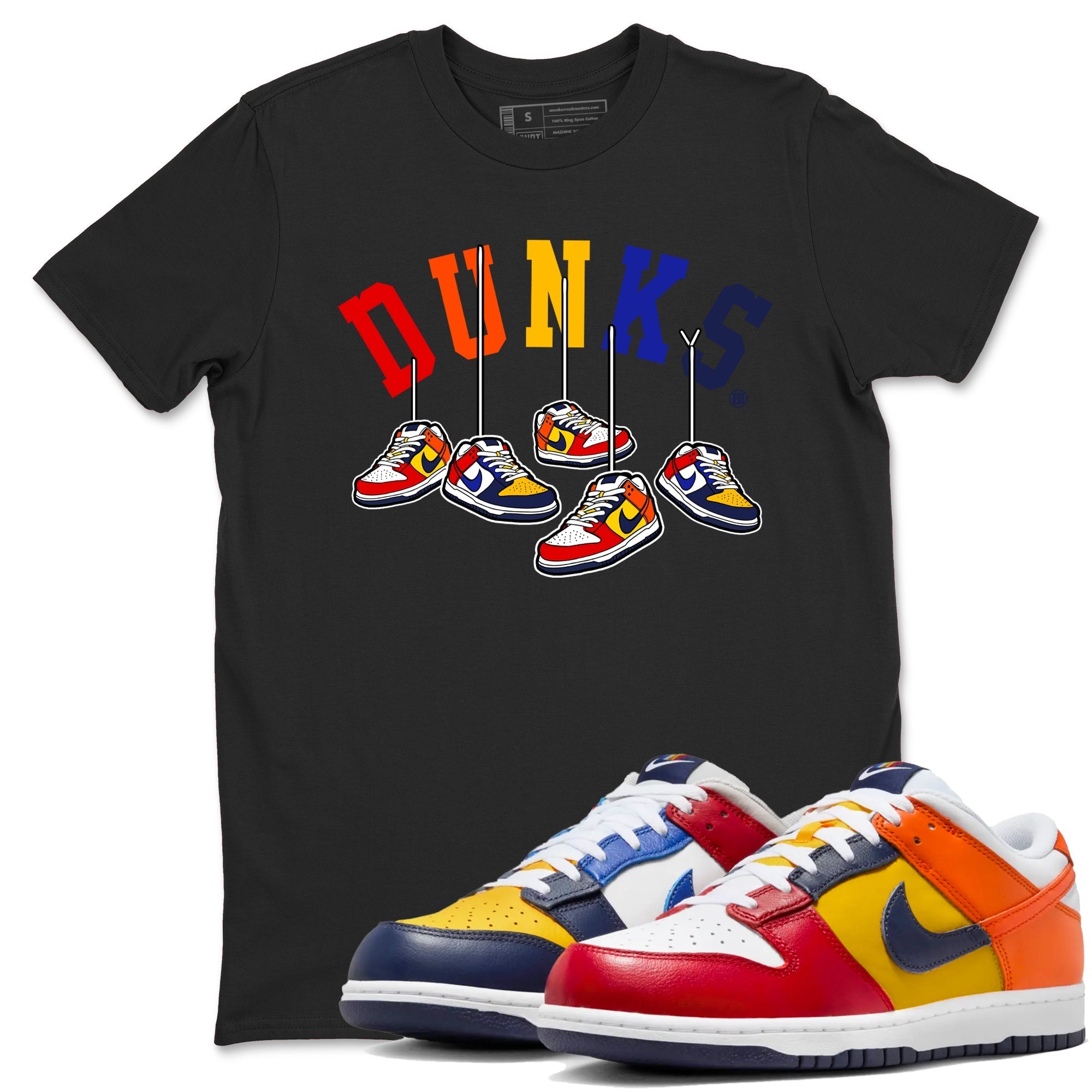Hanging Sneakers Sneaker Tees - Dunk What The