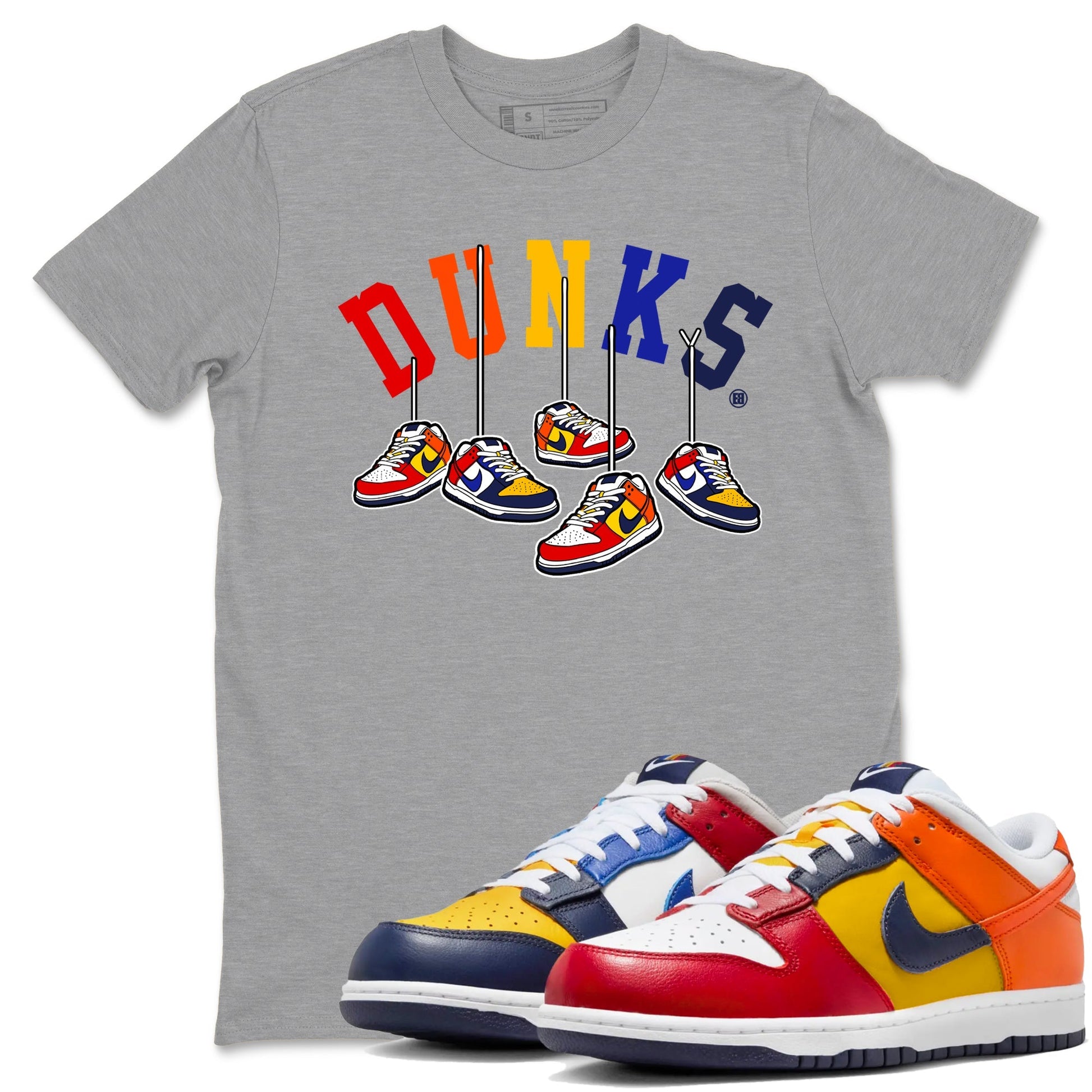 Hanging Sneakers Sneaker Tees - Dunk What The