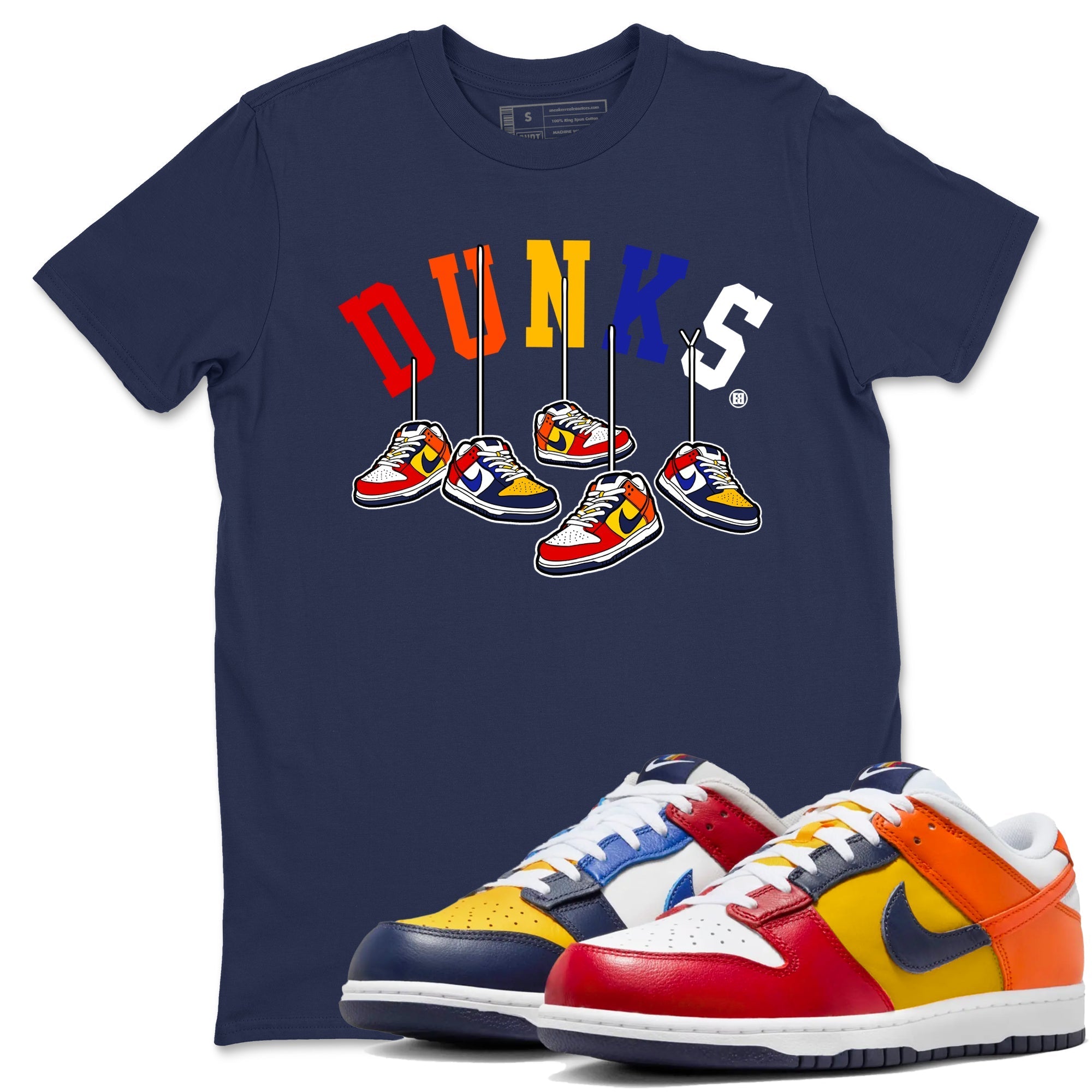 Hanging Sneakers Sneaker Tees - Dunk What The