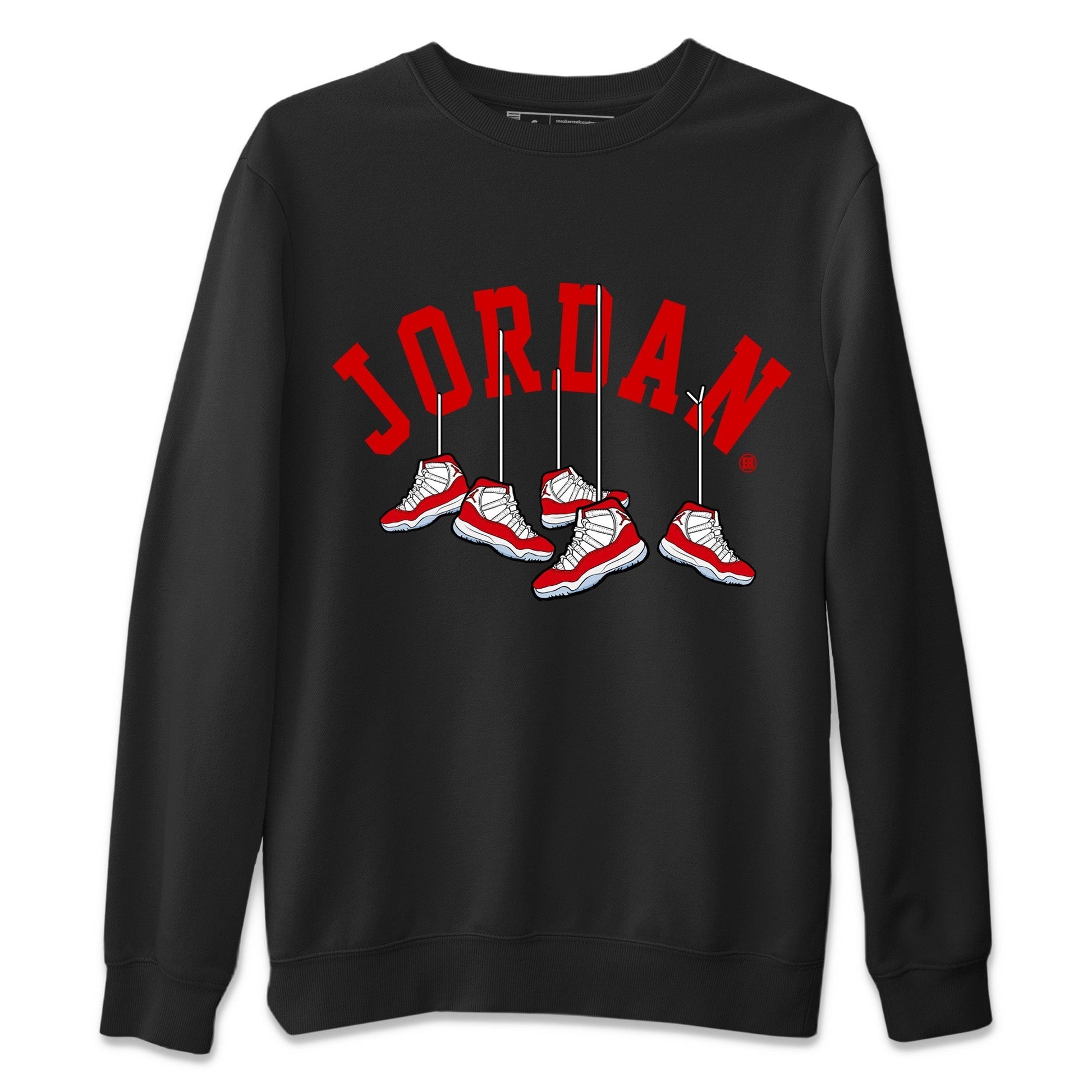 Hanging Sneakers Unisex Tops - Air Jordan 11 Cherry