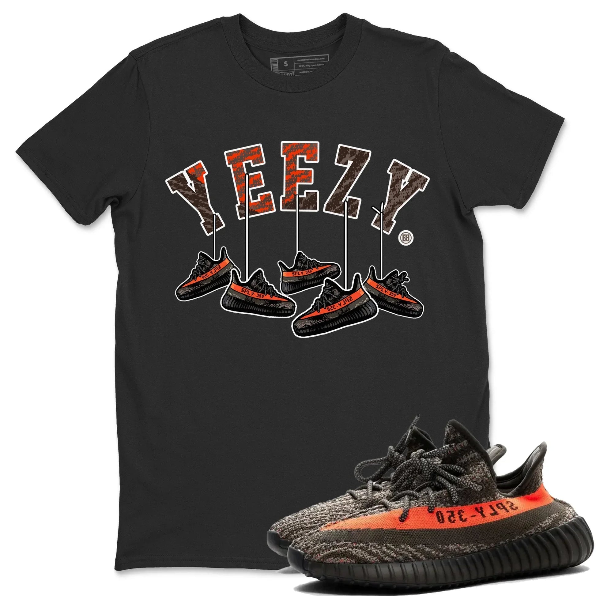 Hanging Sneakers Unisex Tops - Yeezy 350 Carbon Beluga