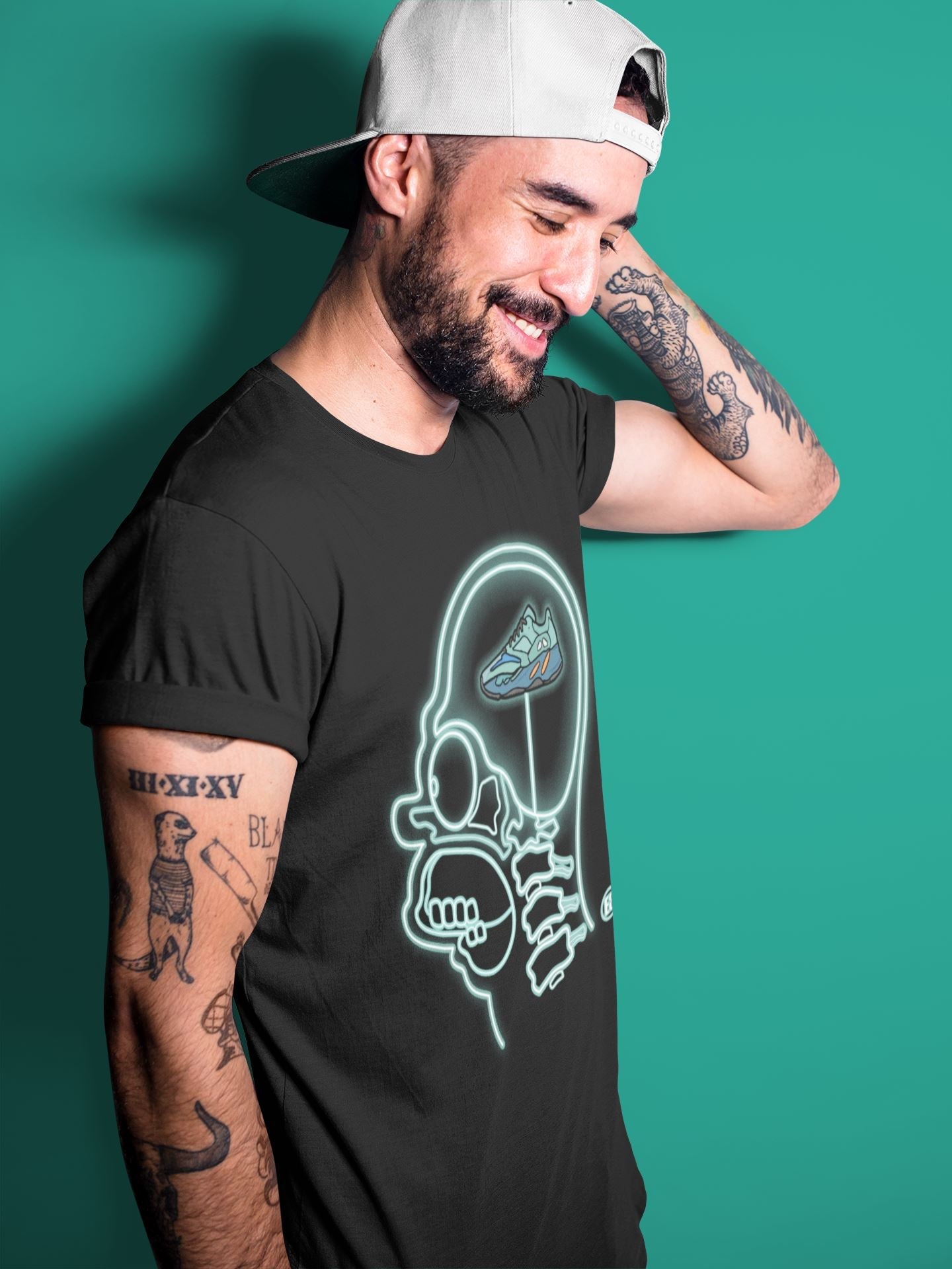 Sneakerhead XRay Unisex Tops - Yeezy 700 Faded Azure