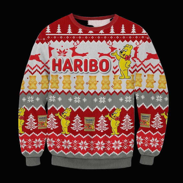 Haribo Gummi Beer Candy Ugly Christmas Sweater 2022 ? Usalast