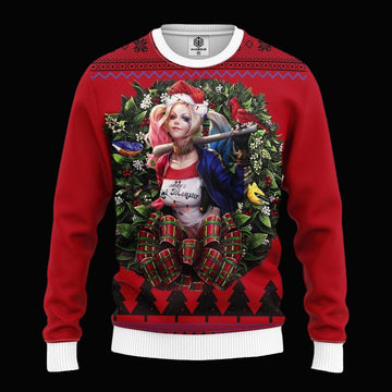 Harley Quinn Noel Mc Ugly Christmas Sweater Thanksgiving Gift ? Usalast